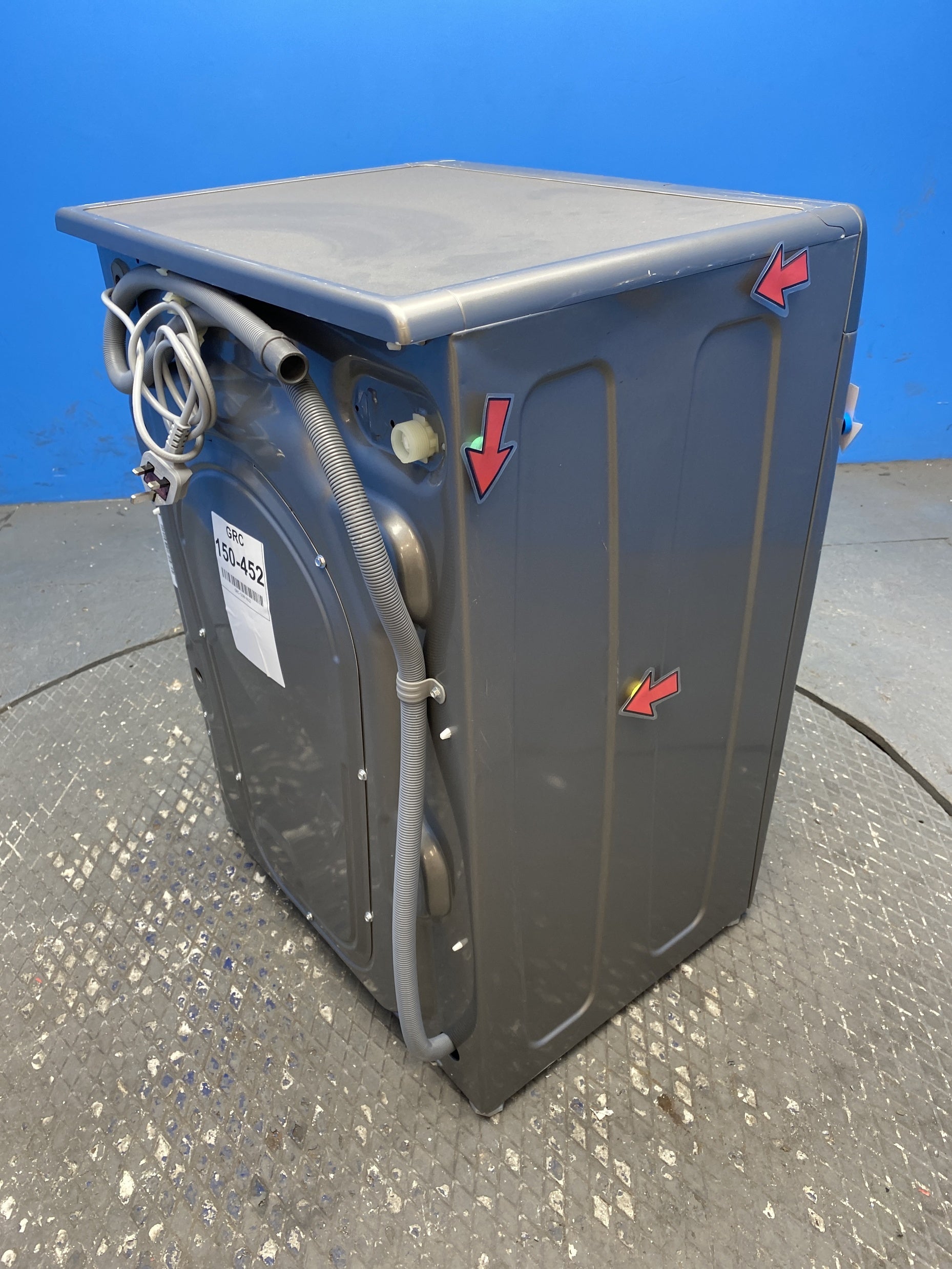 #GRC-150-452 - Hoover H3WPS496TMRR6 9kg 1400 Spin Washing Machine