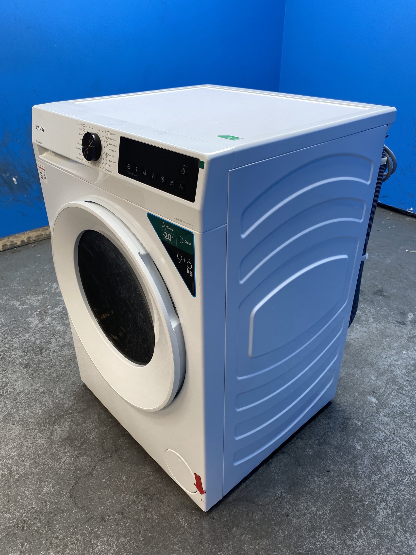 #GRC-160-063 - Candy Quick Pro GWD 4968-80 9kg/6kg 1400 Spin Washer Dryer