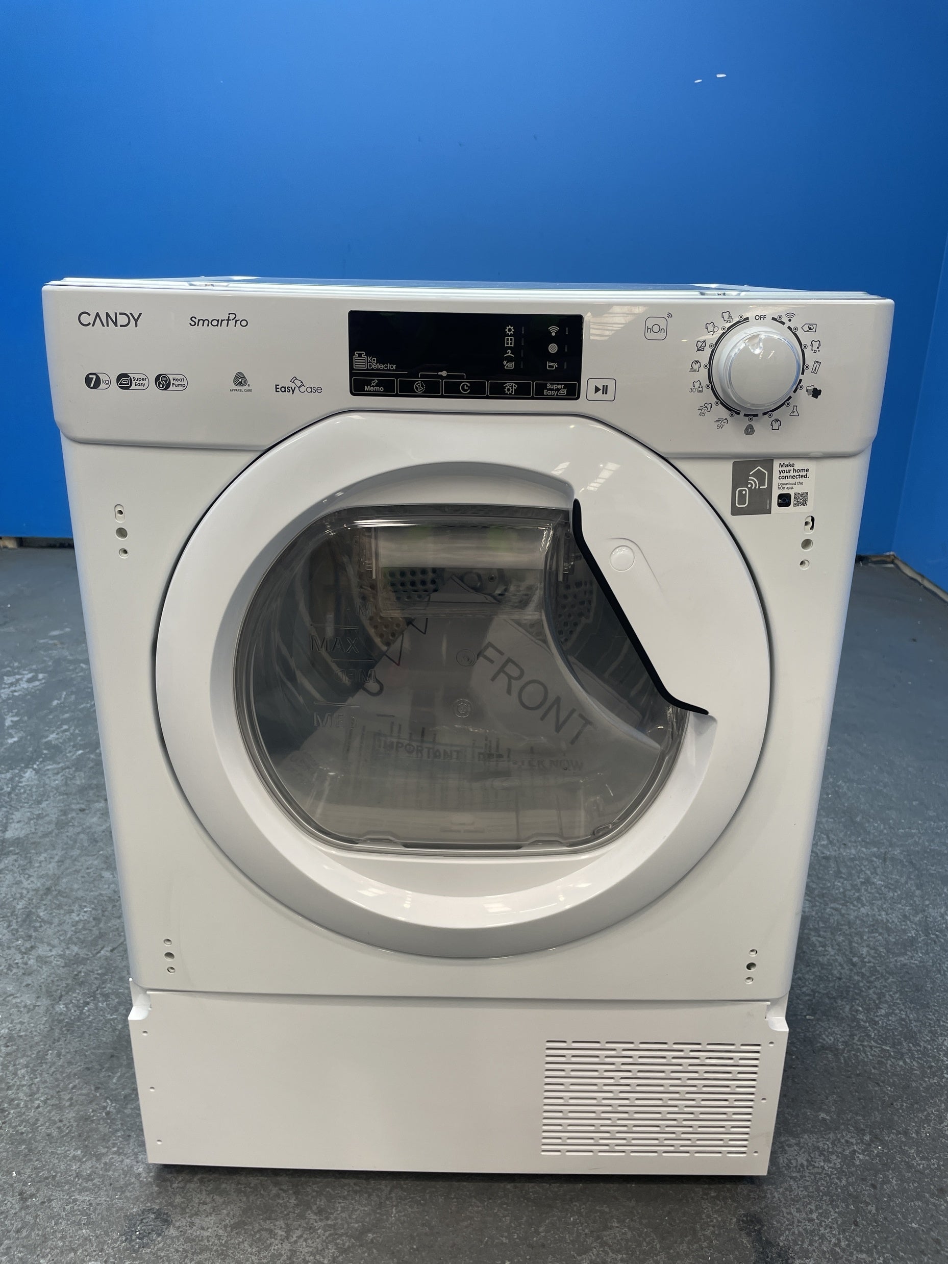 #GRC-160-007 - Candy BCTD H7A1TE-80 7kg Built In Heat Pump Tumble Dryer