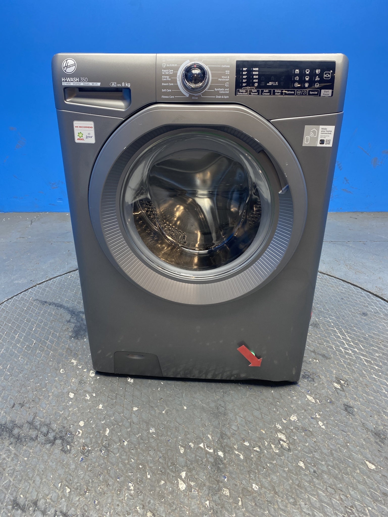 Hoover H3WPS486TMRR6 8kg 1400 Spin Washing Machine