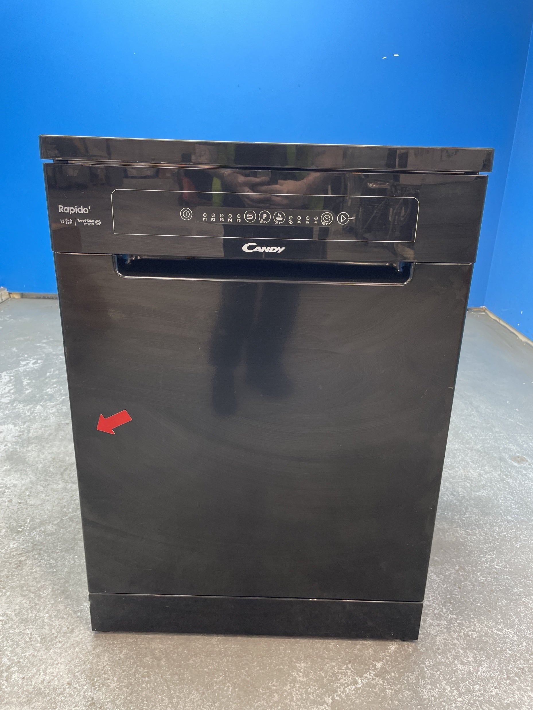 #GRC-160-365 - Candy RapidÓ CF 3C9E0B 13 Place Freestanding Dishwasher