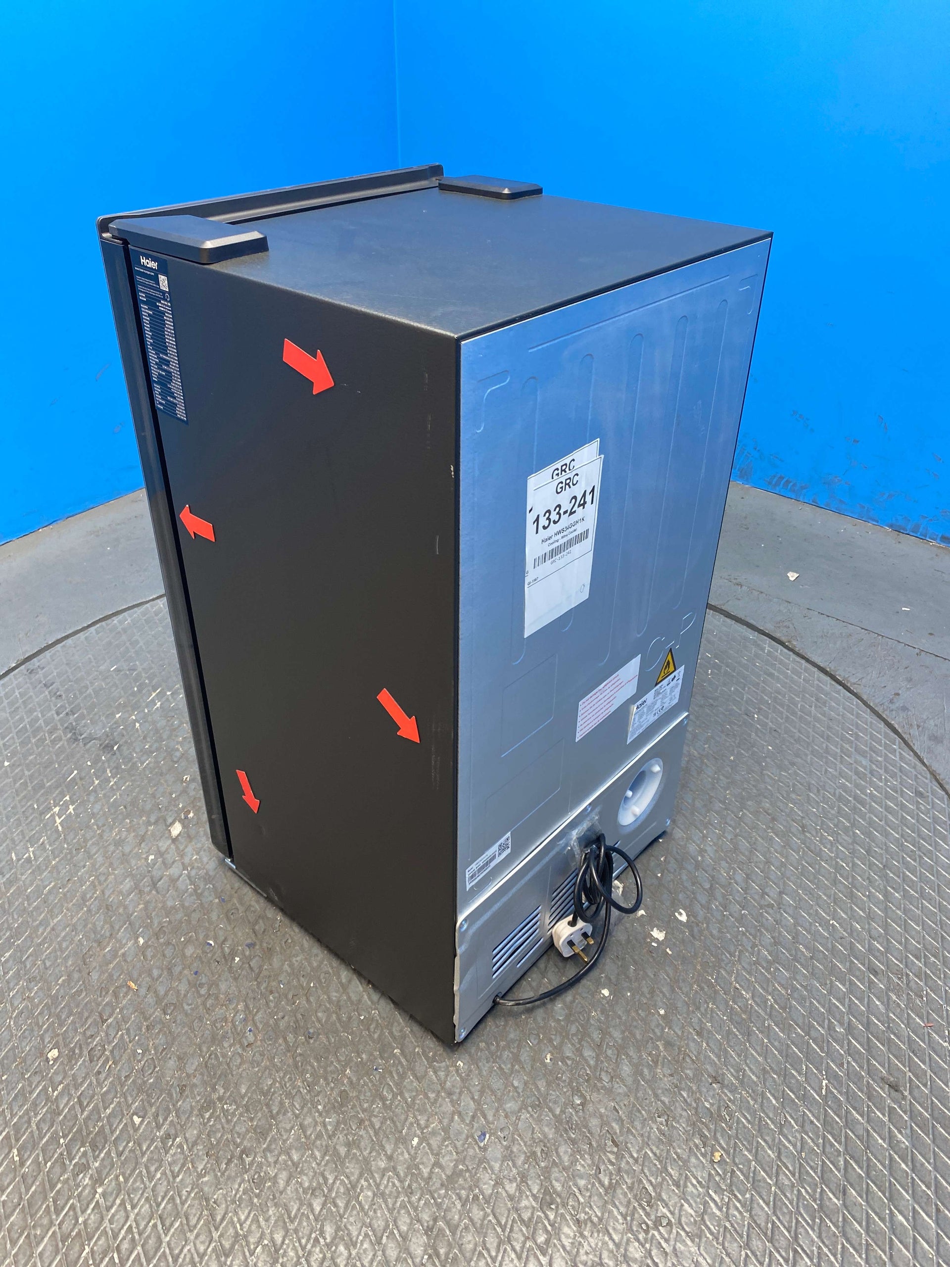 Haier HWS34GGH1K Series 3 34 Bottle Wine Fridge