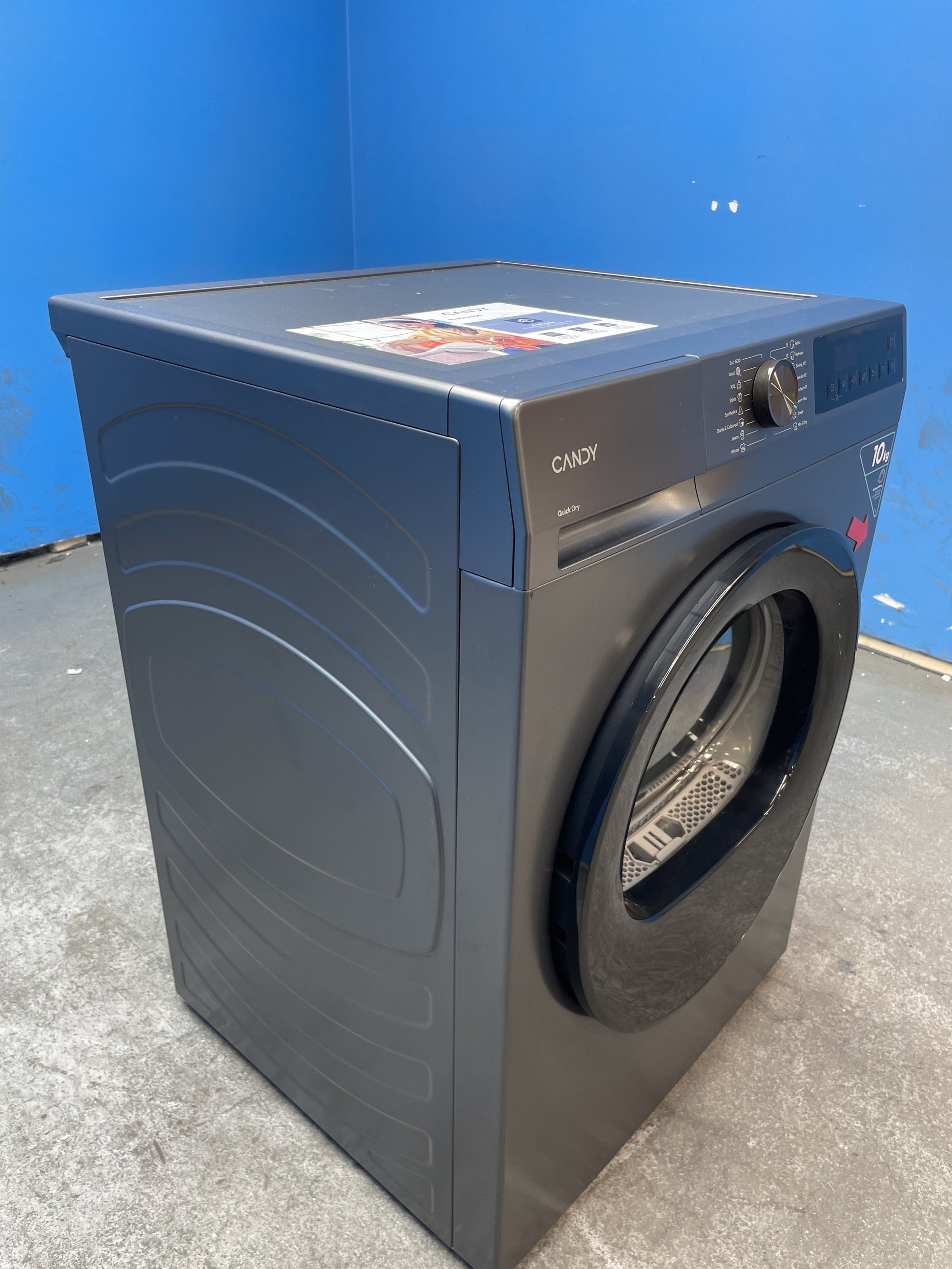 #GRC-158-357 - Candy Quick Pro GD 10N1BR-80 10kg Heat Pump Tumble Dryer