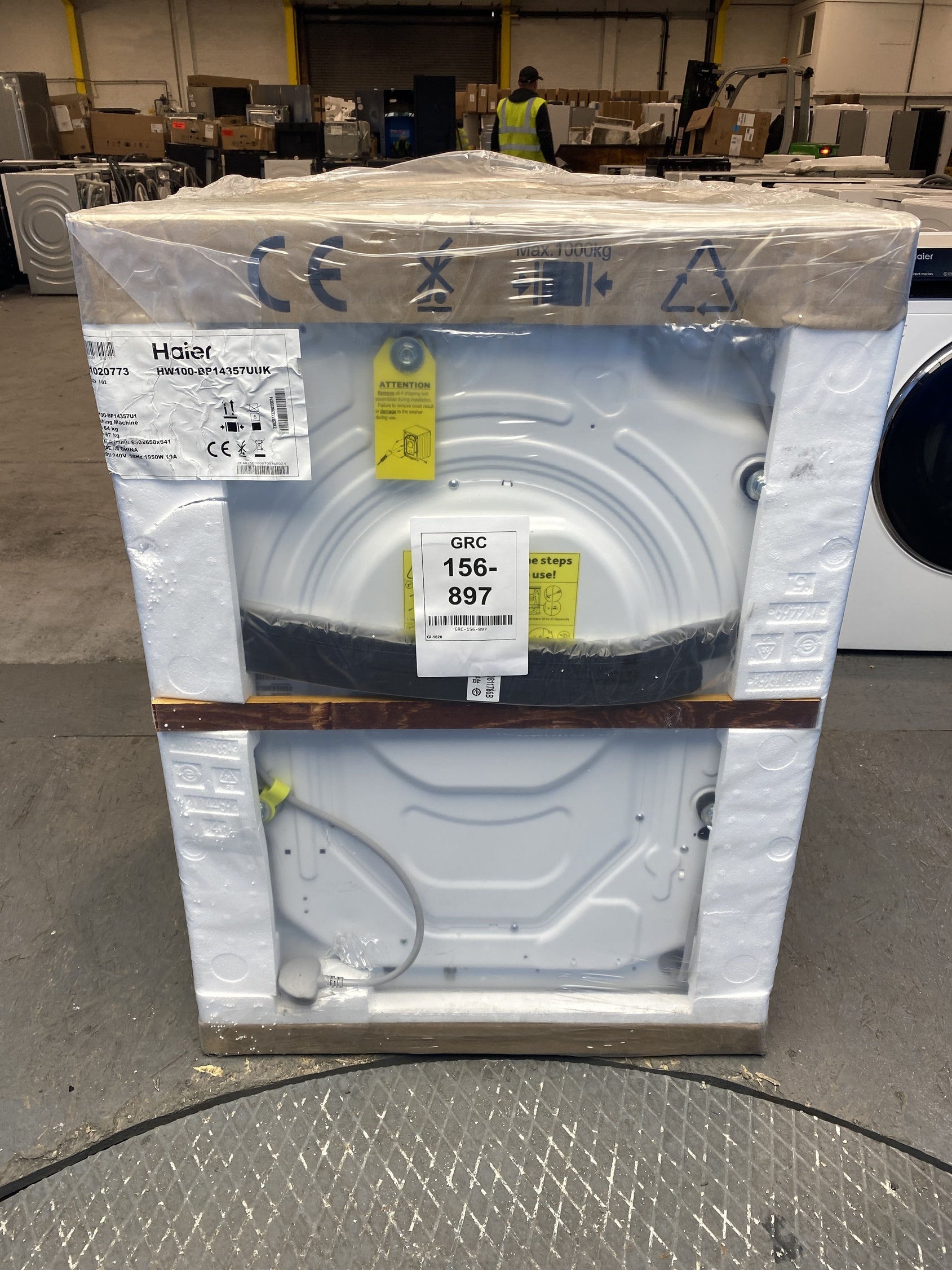 #GRC-156-897 - Haier X Series 5 HW100-BP14357U1 10kg 1400rpm Washing Machine