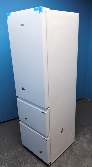 #GRC-162-803 - Haier 54.5cm 60/40 Fridge Freezer – 303L, White, Total No Frost, Smart WiFi