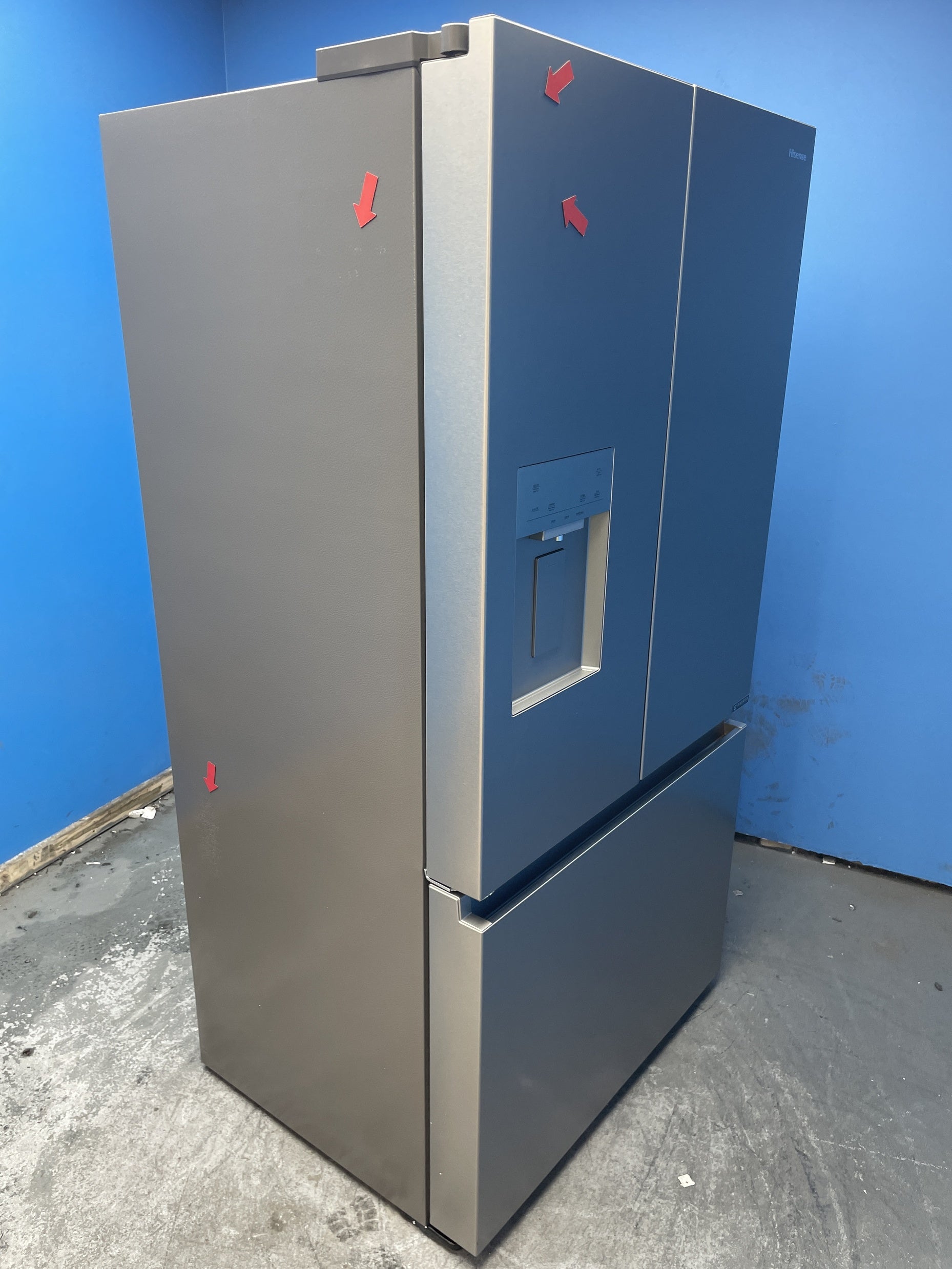 #GRC-158-127 - Hisense RF815N4SESE French Door 364 Litre Fridge Freezer