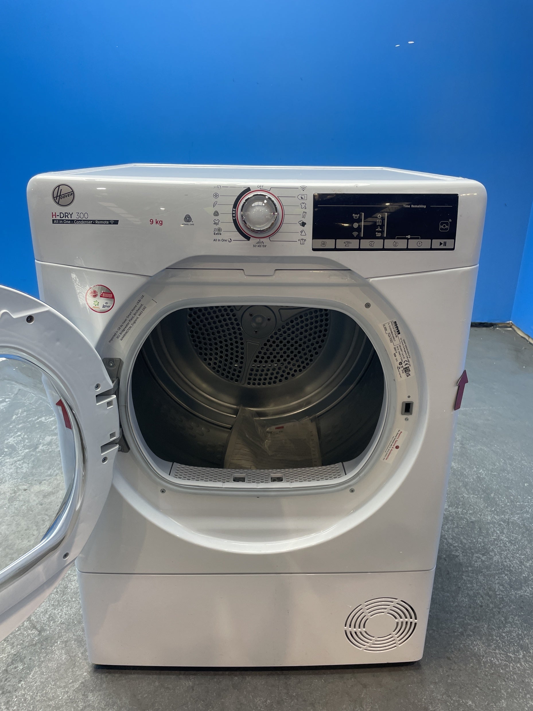 #GRC-158-527 - Hoover HLE C9TCG-80 9kg Condenser Tumble Dryer
