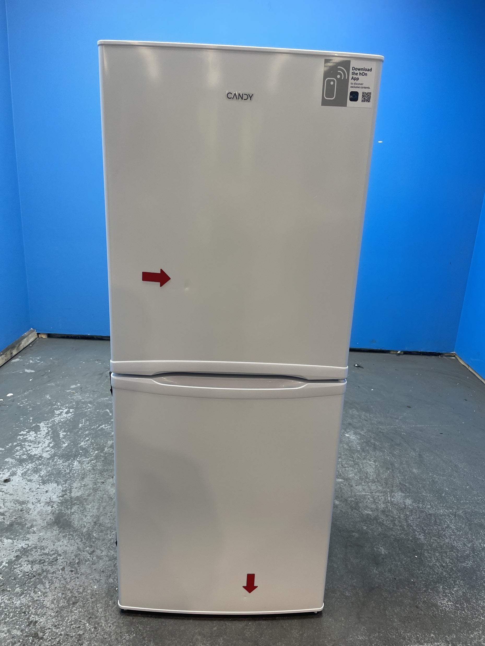 #GRC-158-559 - Candy CCH1S513EWK 185 Litre Combi Fridge Freezer