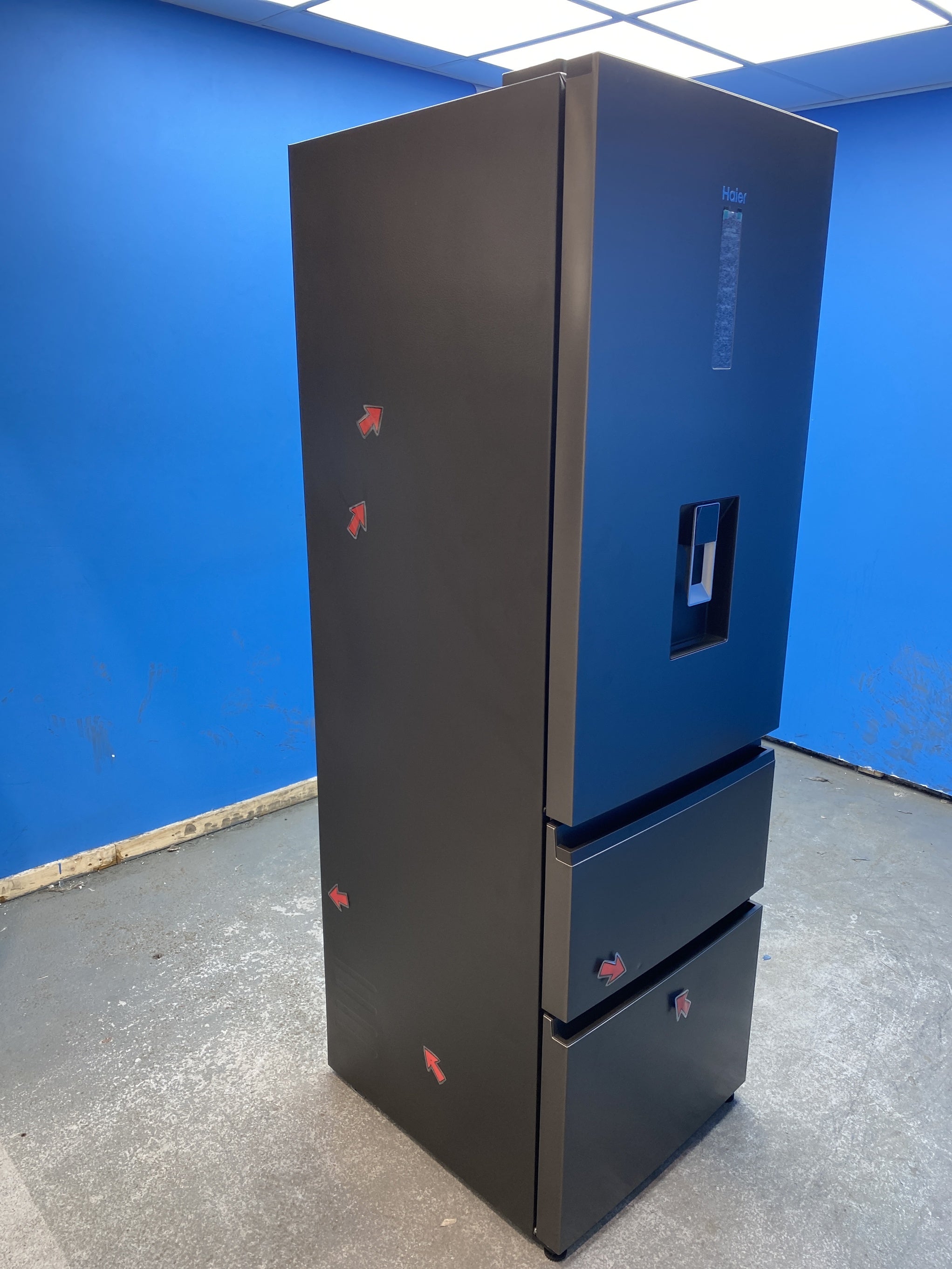 #GRC-156-958 - Haier HTW5618EWMP 357L Series 5 60cm 3D No Frost Fridge Freezer