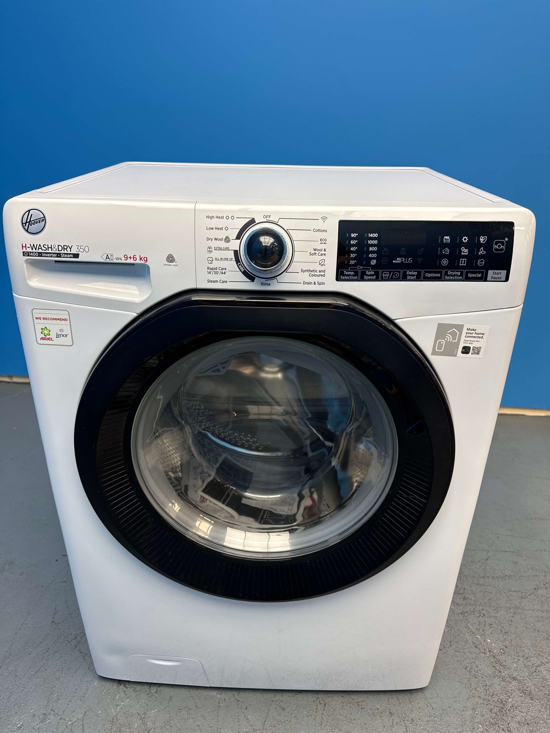 Hoover H3DPS4966TAMB 9kg / 6kg 400 Spin Washer Dryer