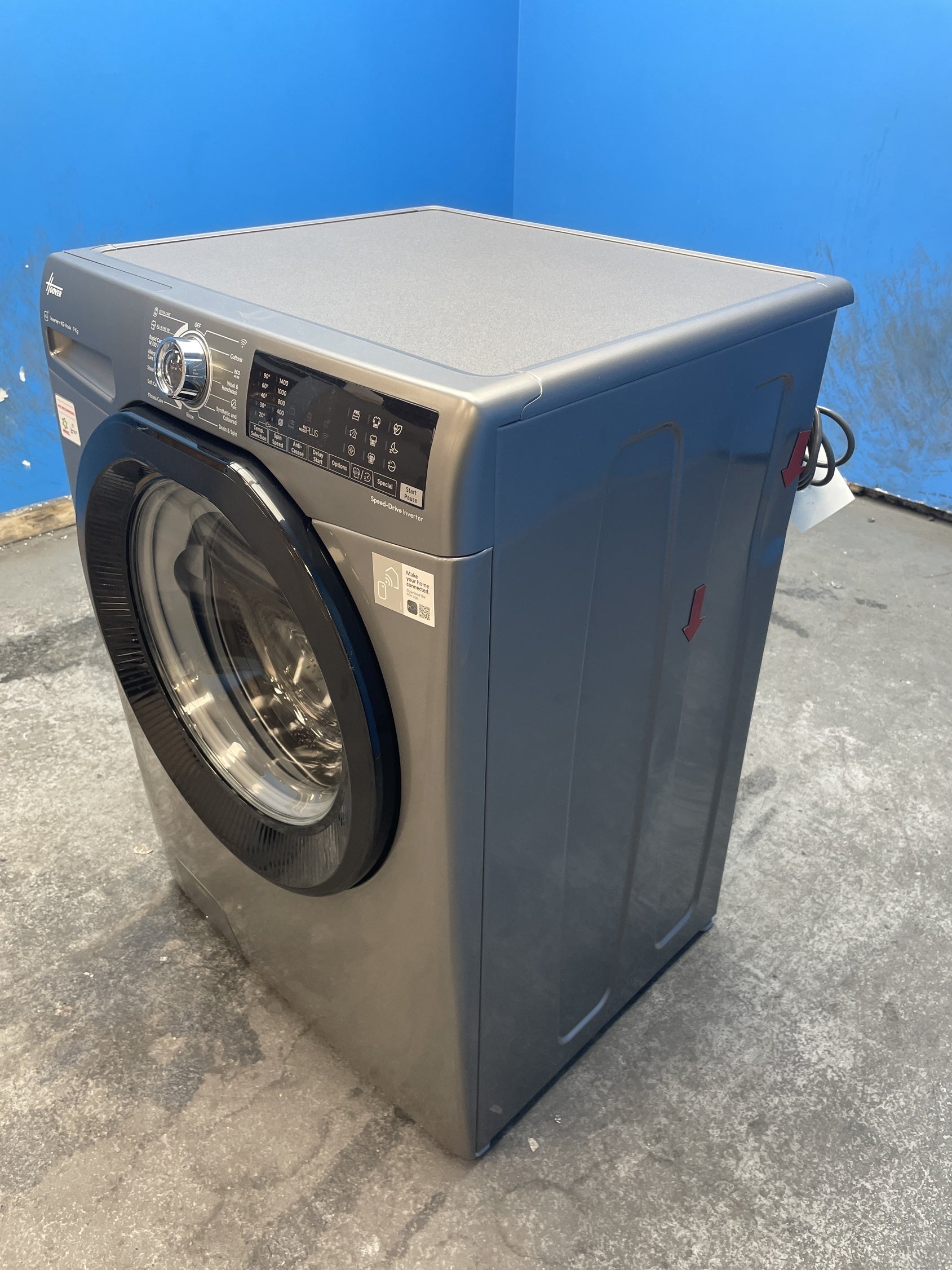 #GRC-163-123 - Hoover H3B13WPS4106TAMBR 10kg 1400 Spin Washing Machine