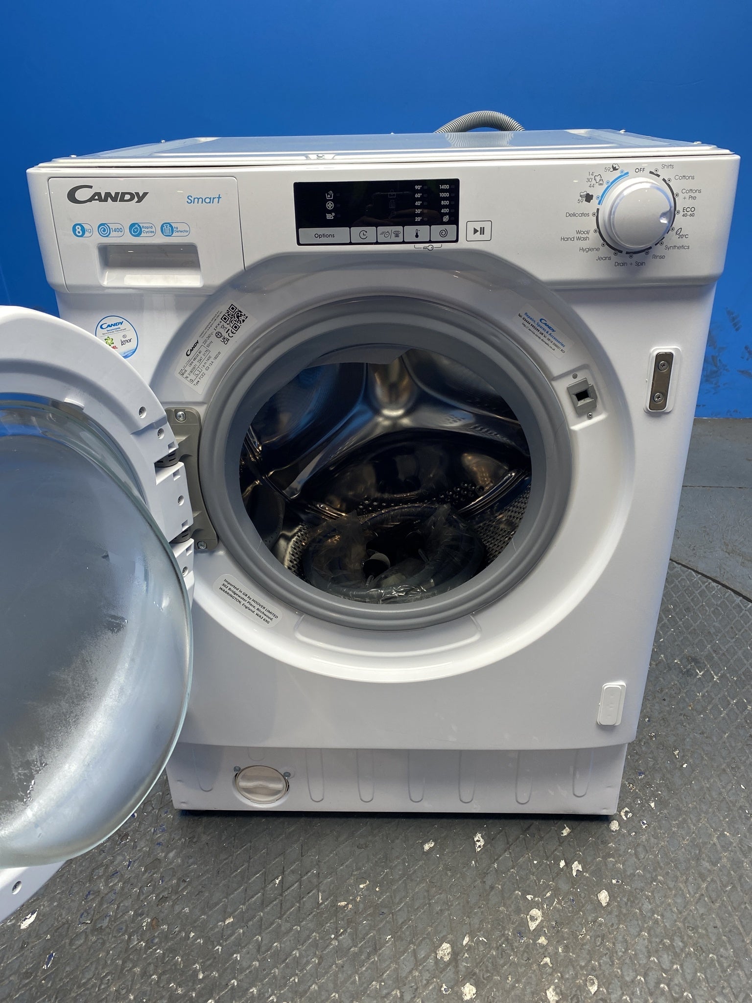 Candy CBW48D2E 8kg 1400rpm Integrated Washing Machine
