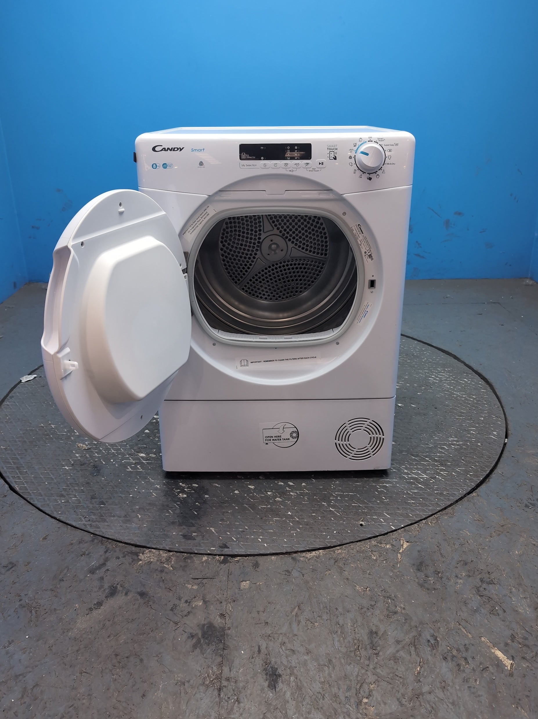 #GRC-163-676 - Candy 8kg Condenser Tumble Dryer – NFC Connected, White