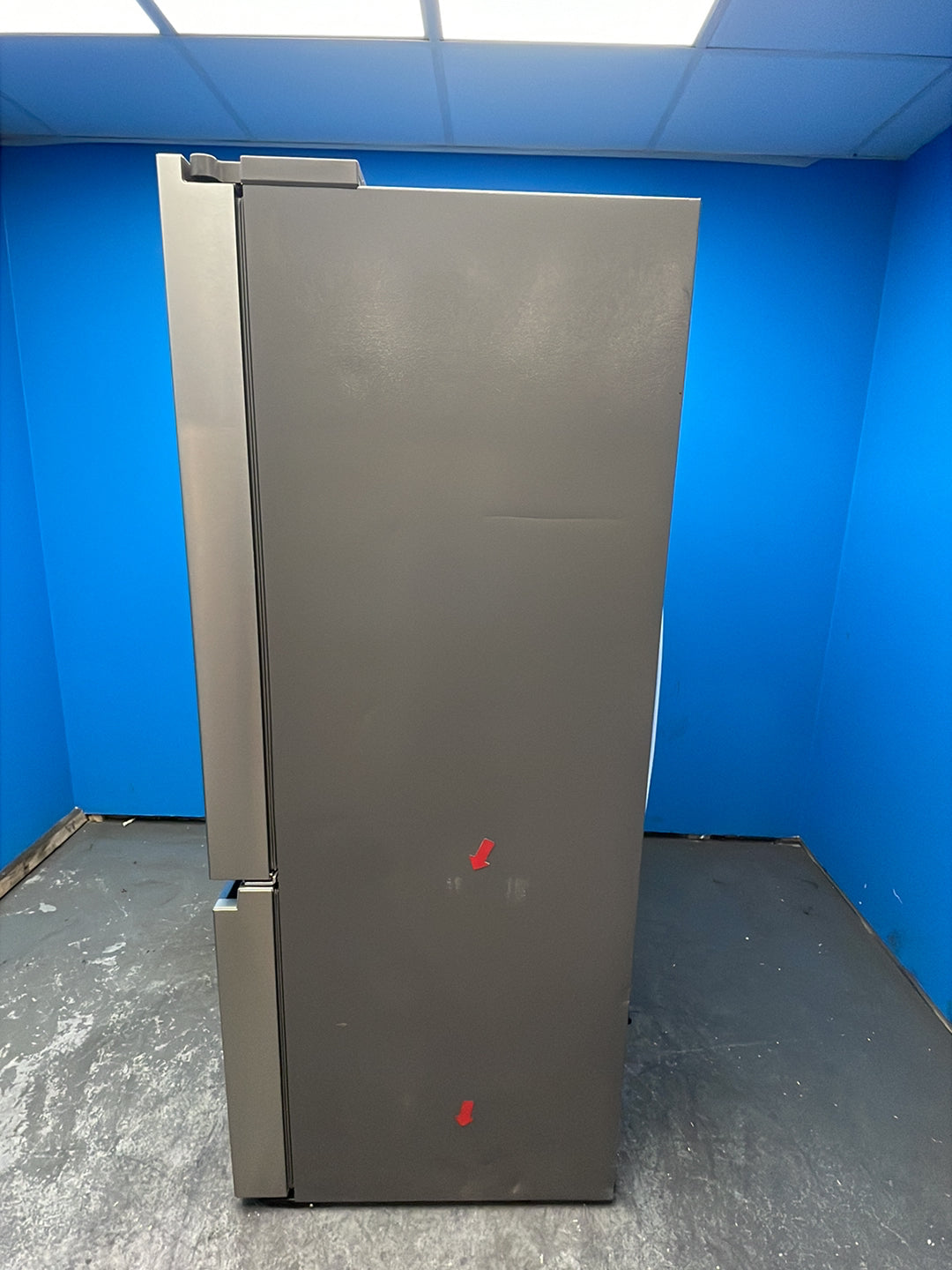 #GRC-163-593 - Hisense 91.4cm French Door Fridge Freezer – 634L, Stainless Steel