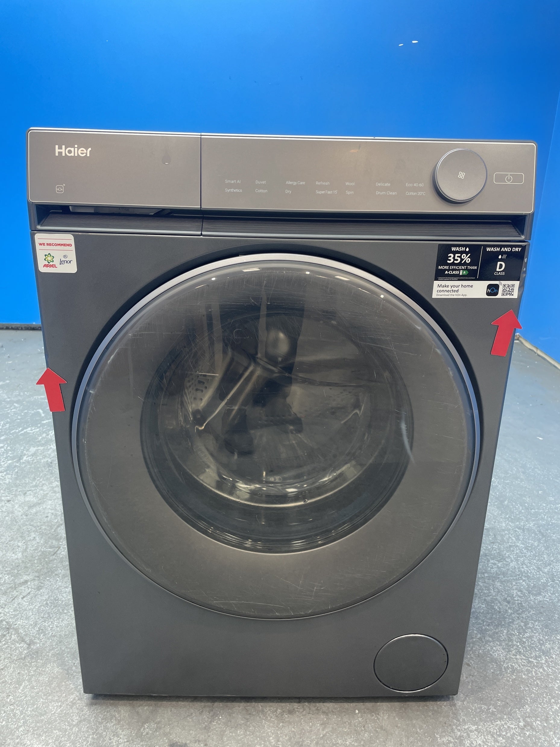 #GRC-159-887 - Haier X Series 7 HWD90-B14367GUUK 9/6kg 1400rpm Washer Dryer