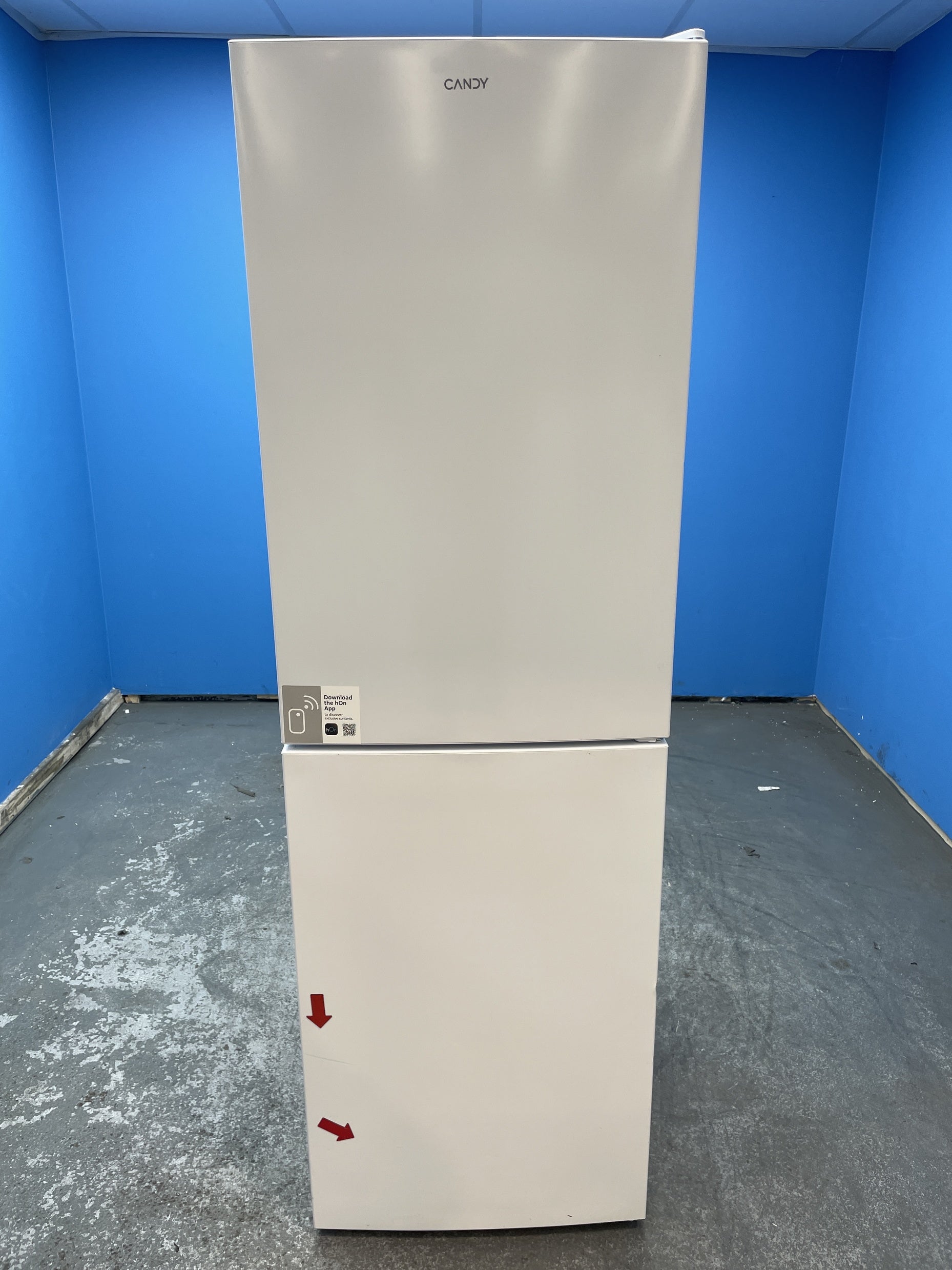 #GRC-153-874 - Candy CCT3L157EWK 252 Litre 50/50 Combi Fridge Freezer