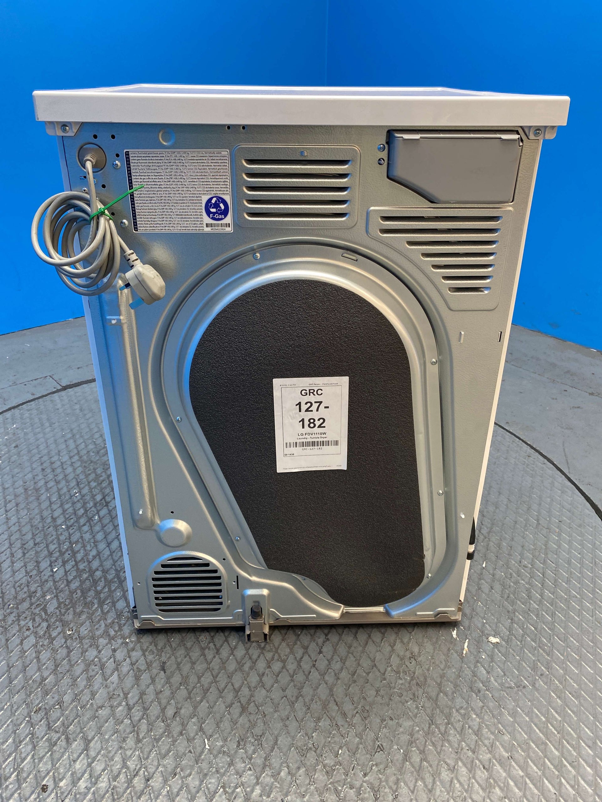 LG Dual Dry™ FDV1110W 10kg Heat Pump Tumble Dryer