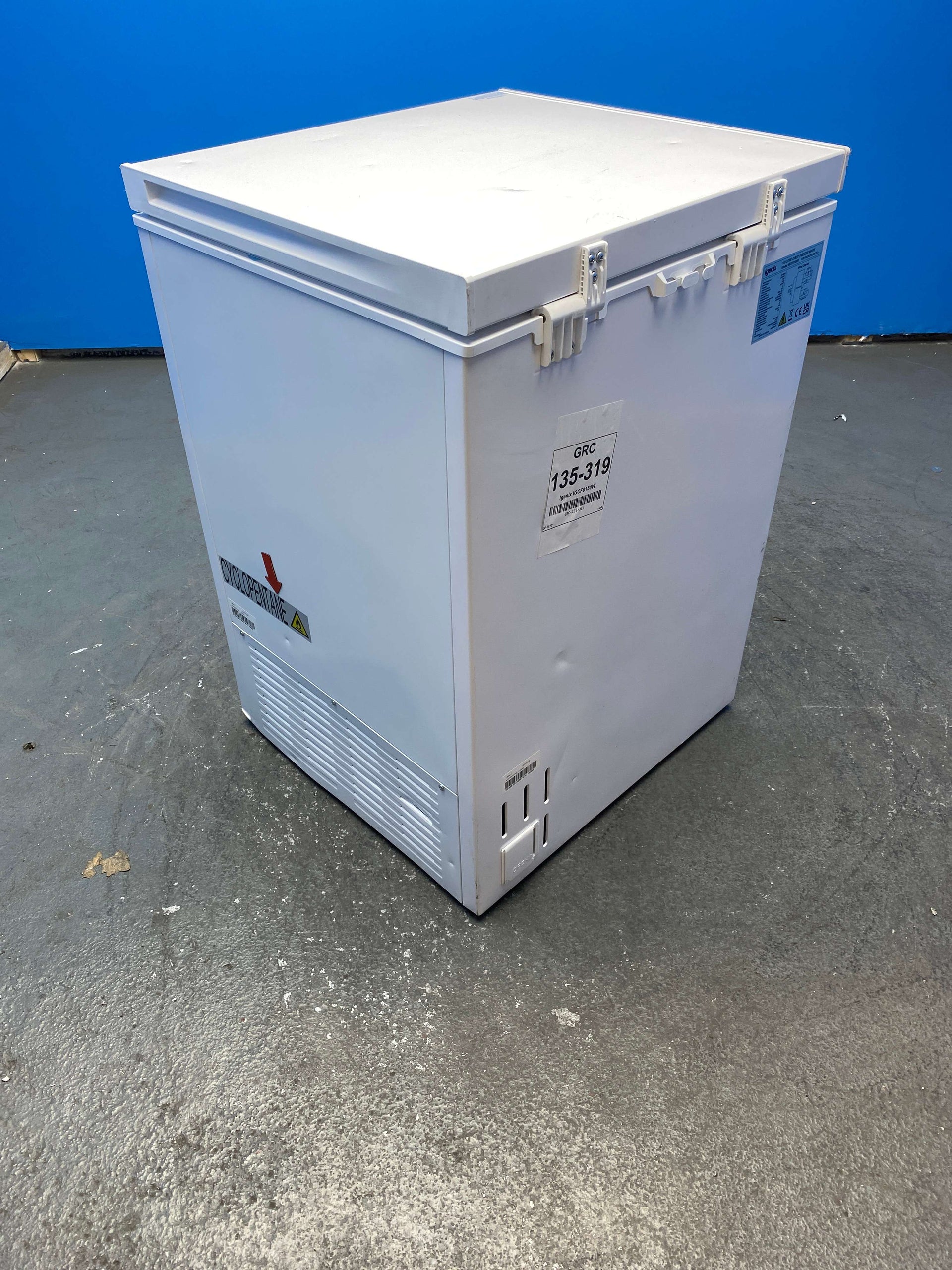 Igenix IGCF0150W 142 Litre Freestanding Chest Freezer