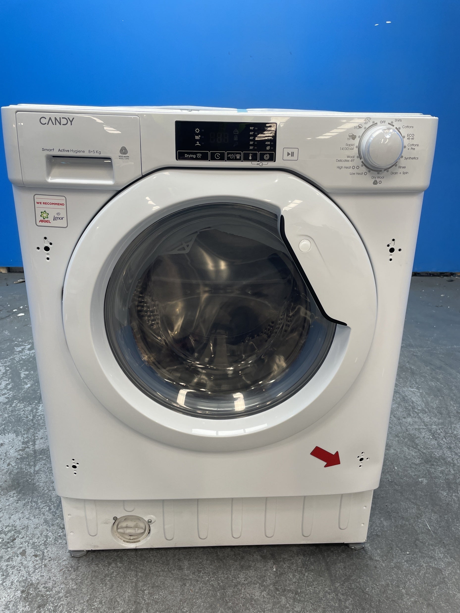#GRC-159-190 - Candy CBD 485D13/1-80 Integrated 8/5kg 1400rpm Washer Dryer