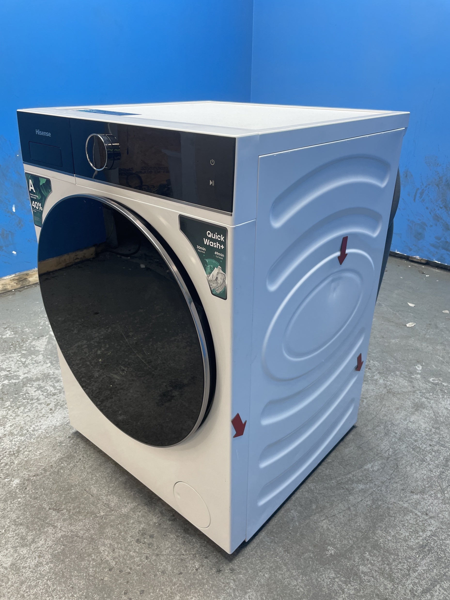 #GRC-143-636 - Hisense 5i Series WF5I1245BWR 12kg 1400rpm Washing Machine