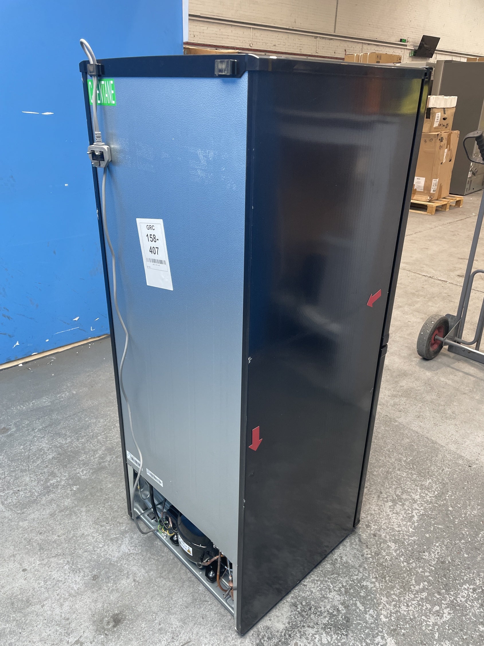 #GRC-158-407 - Candy CCH1S513EBK 185 Litre Combi Fridge Freezer