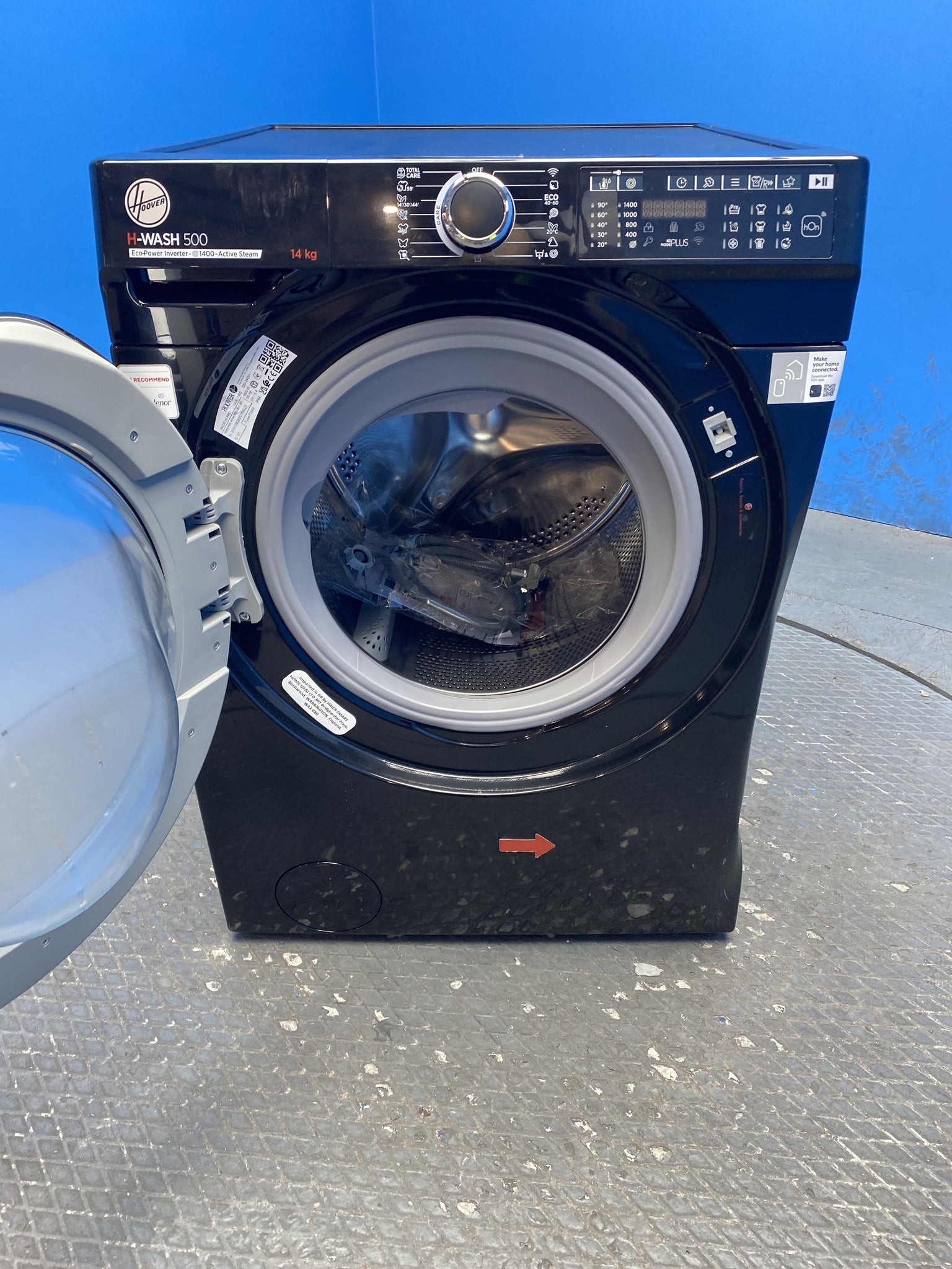 Hoover HW414AMBCB 14kg 1400 Spin Washing Machine