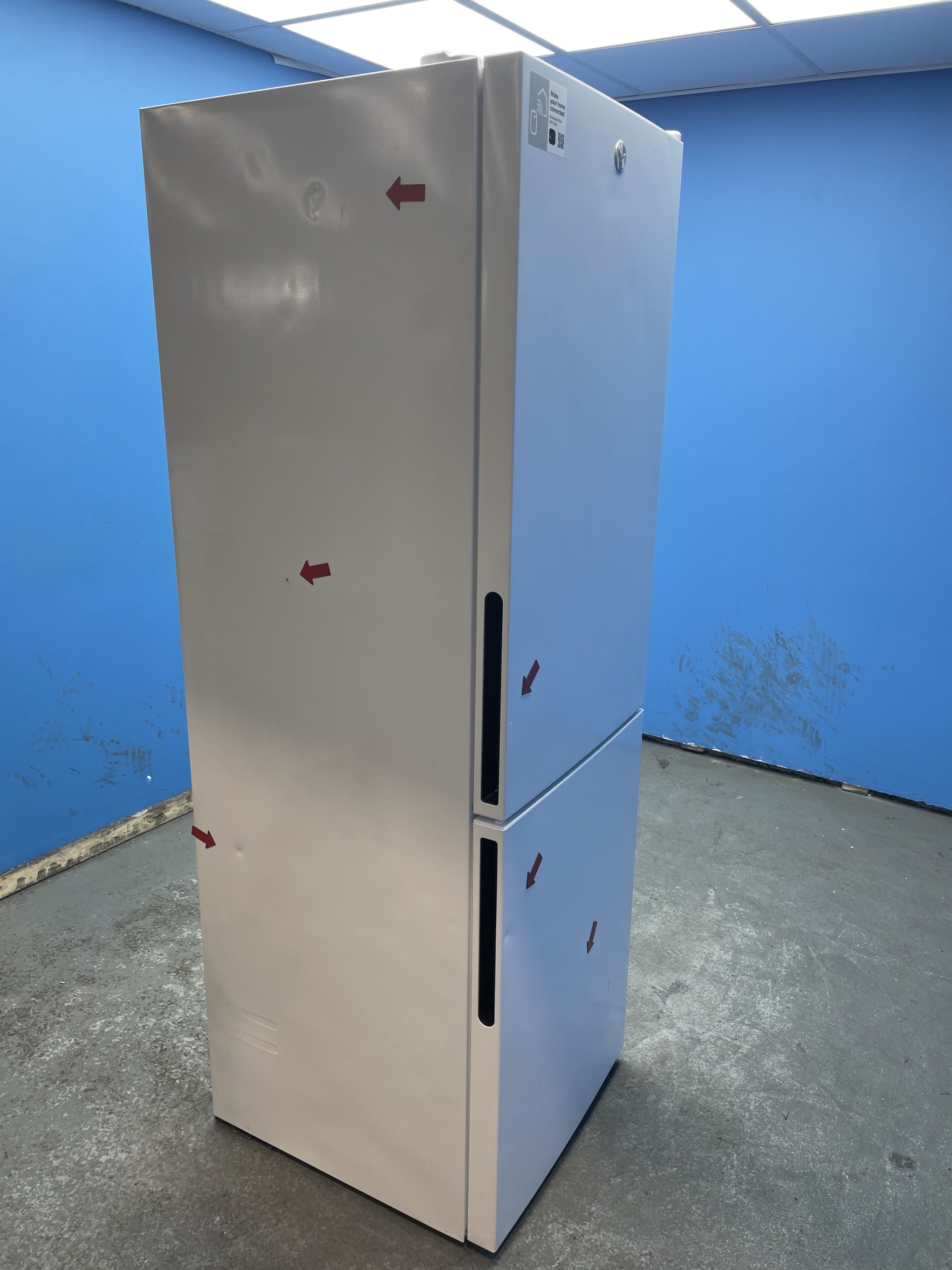 #GRC-153-566 - Hoover HOCE4T618EWK 341 Litre Combi Fridge Freezer