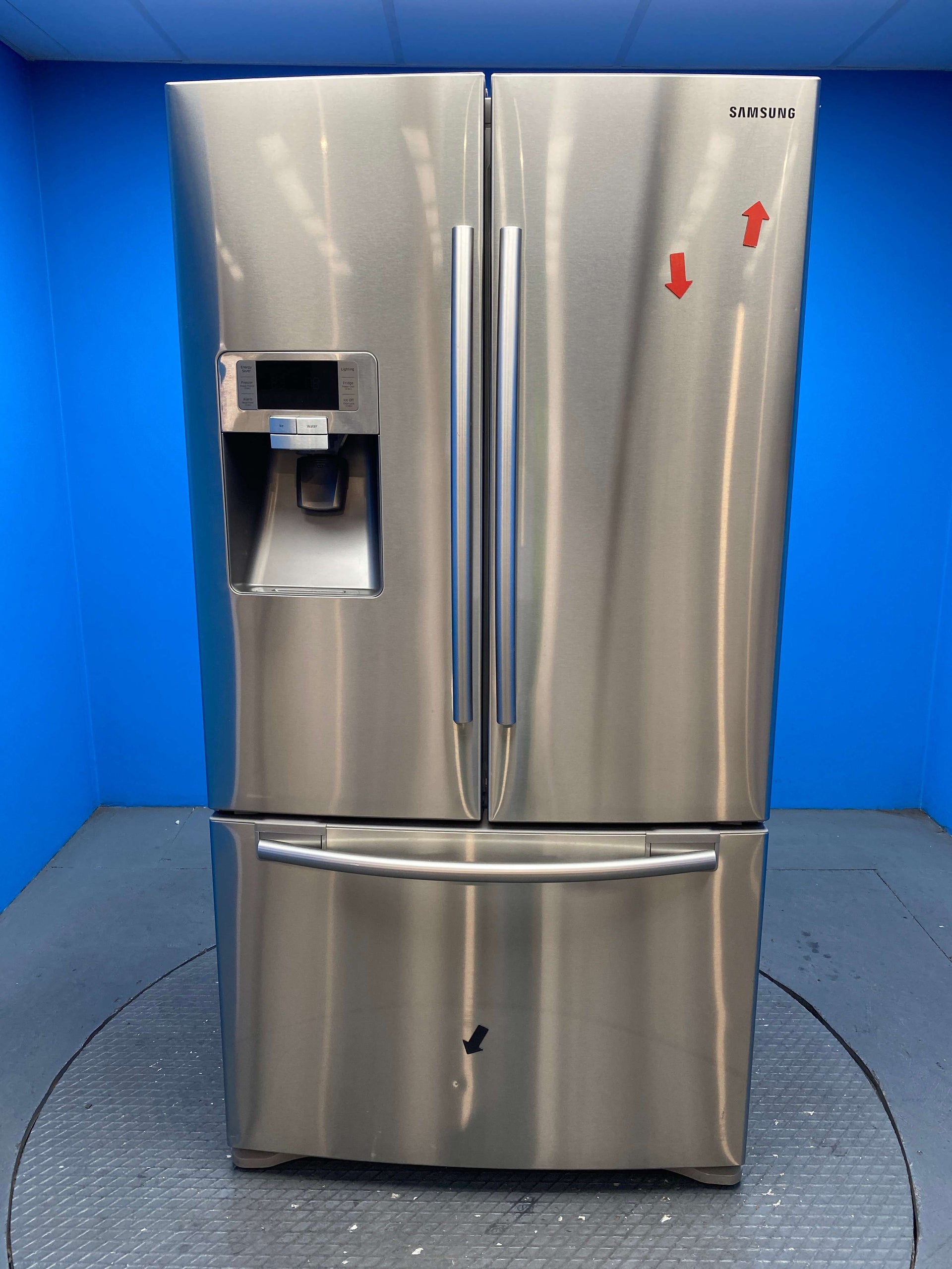SAMSUNG RFG23UERS/EU American-Style Fridge Freezer Stainless Steel