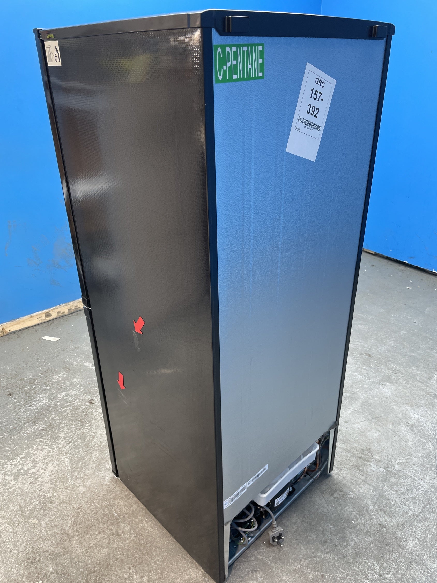 #GRC-157-392 - Candy CCH1S513EBK 185 Litre Combi Fridge Freezer