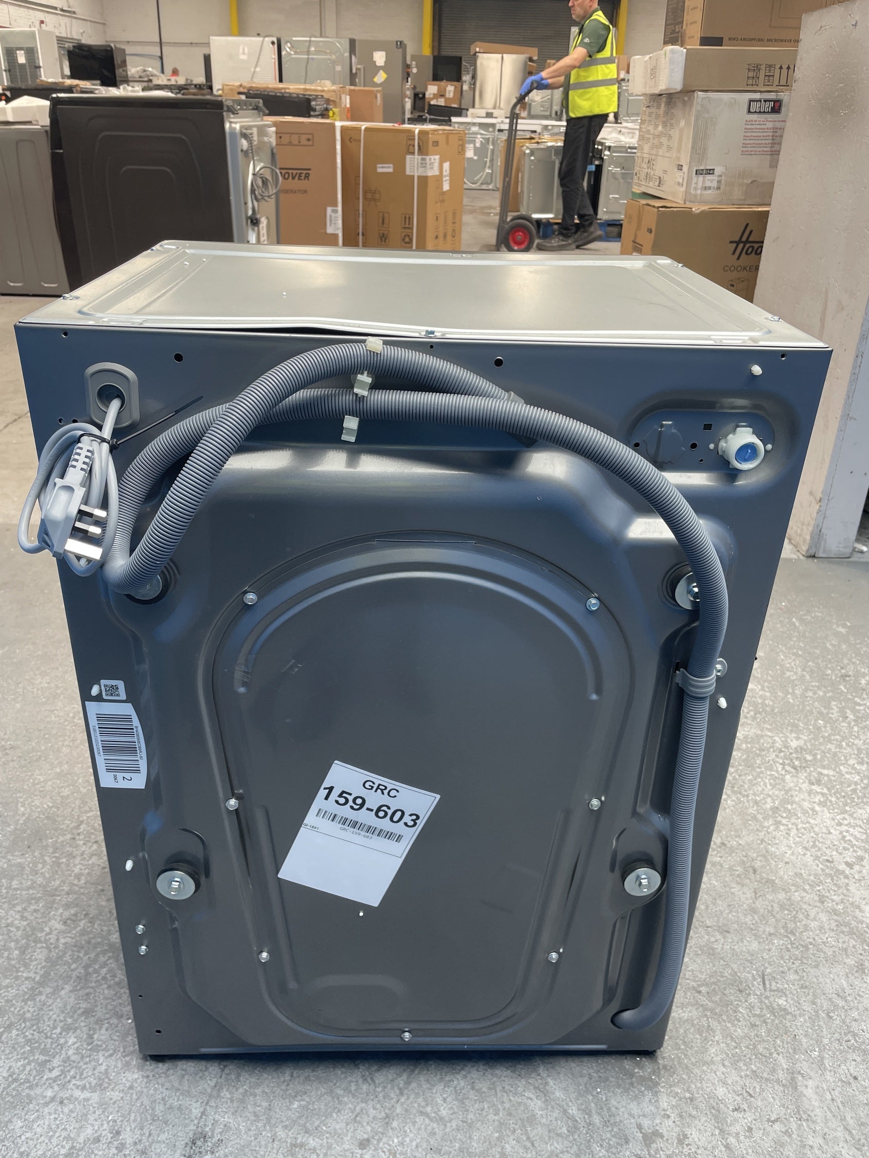 #GRC-159-603 - Hoover BH4S69M6DB9RJ-80 9kg 1600rpm Integrated Washing Machine