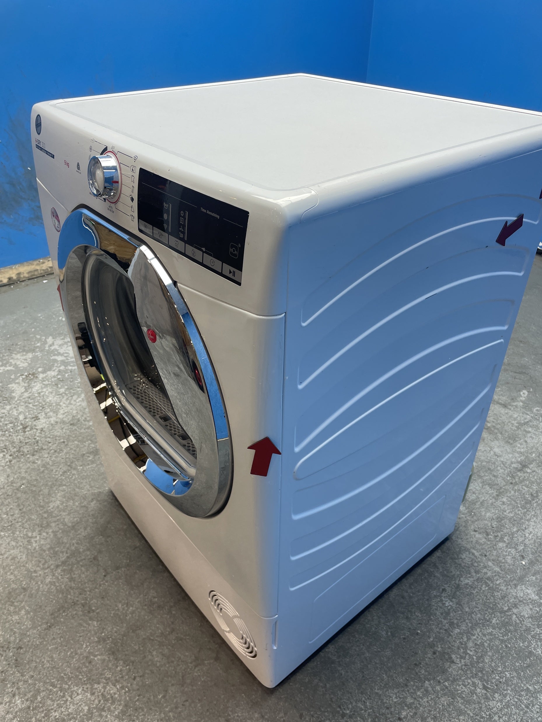#GRC-158-527 - Hoover HLE C9TCG-80 9kg Condenser Tumble Dryer
