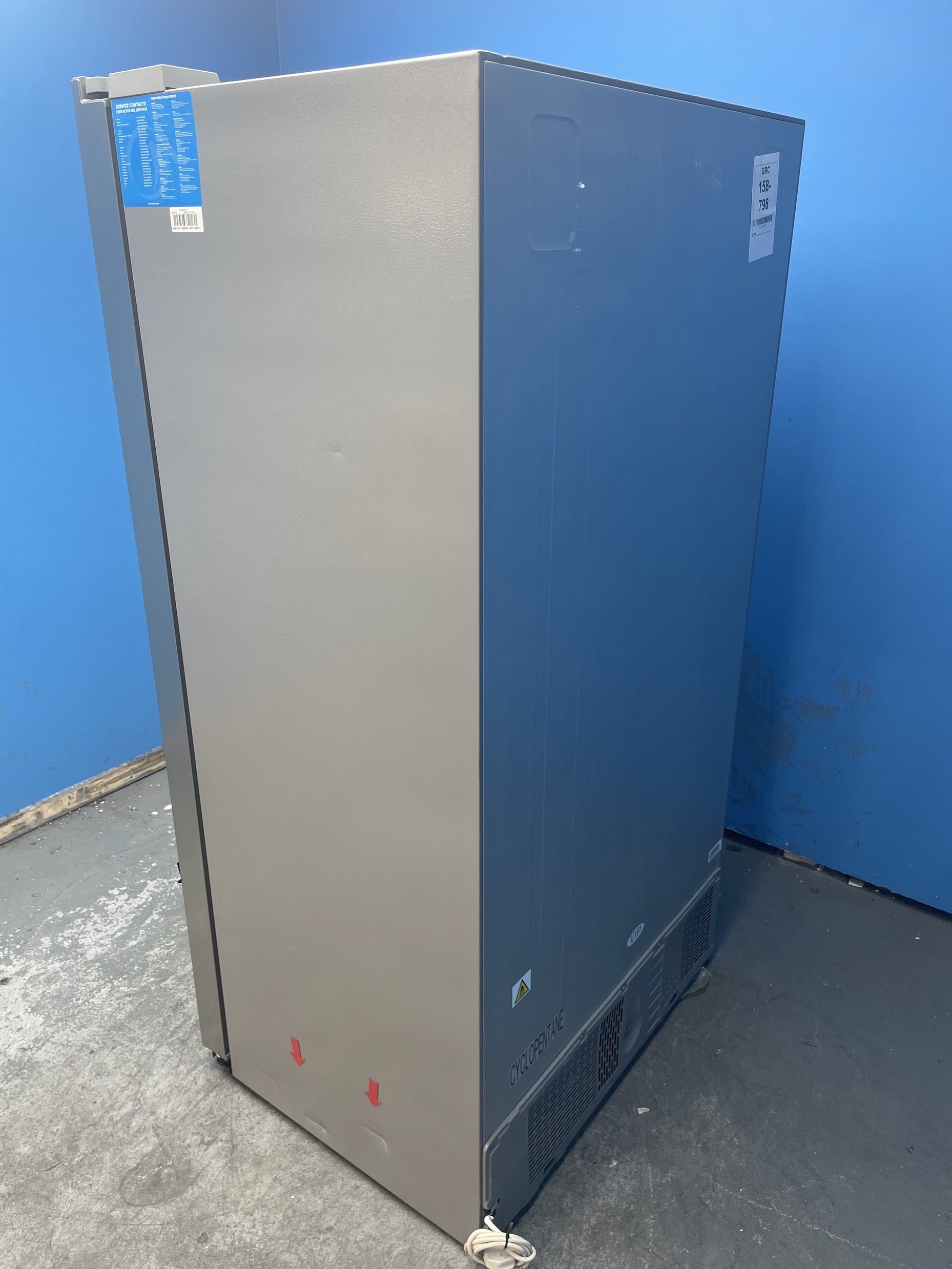 #GRC-158-798 - Midea MDRS791MIC46 592L No Frost American Fridge Freezer