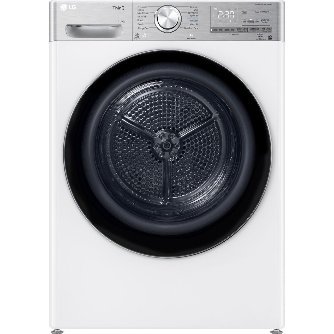 LG Dual Dry FDV1110W 10kg Heat Pump Tumble Dryer – Renew 2 U