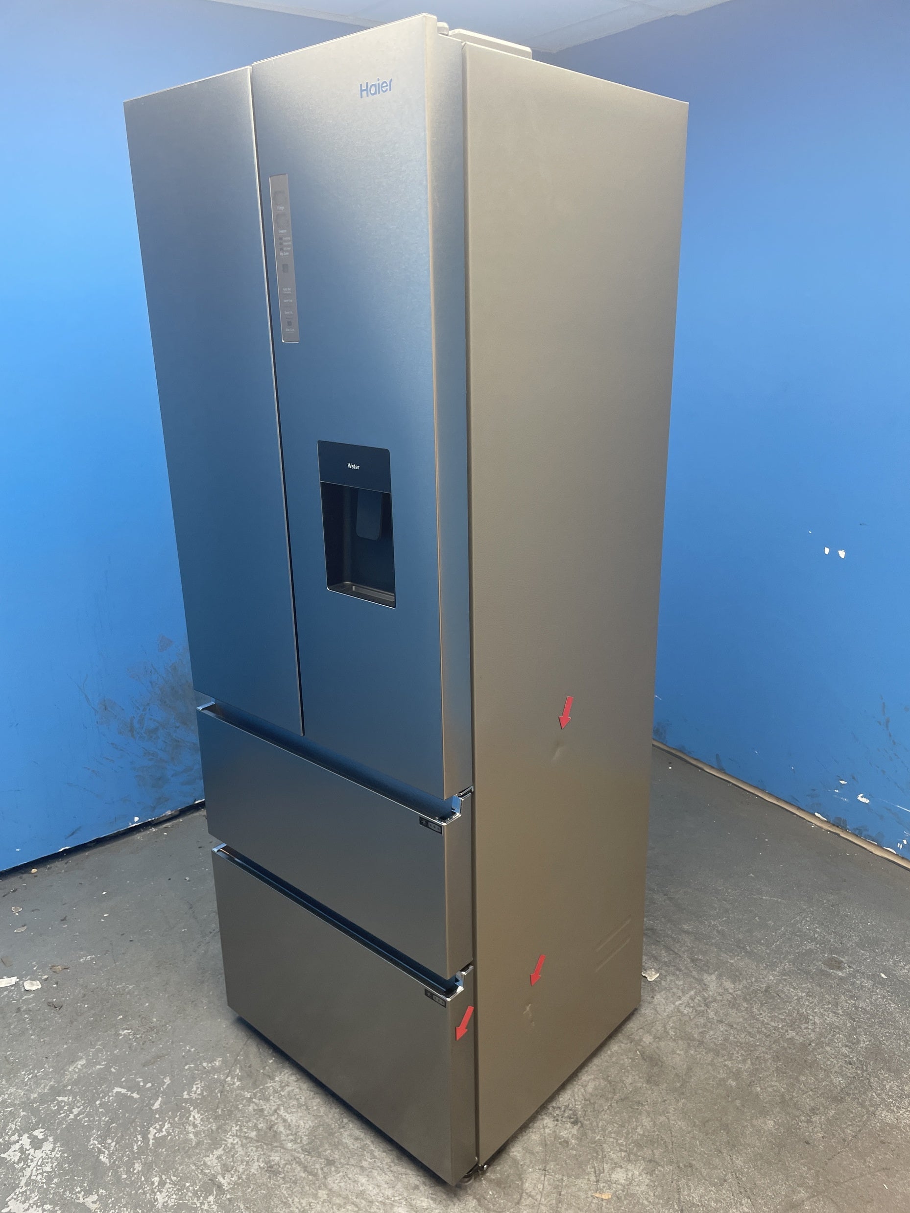 #GRC-160-115 - Haier HFR5719EWMP Series 5 French Door 444 Litre Fridge Freezer
