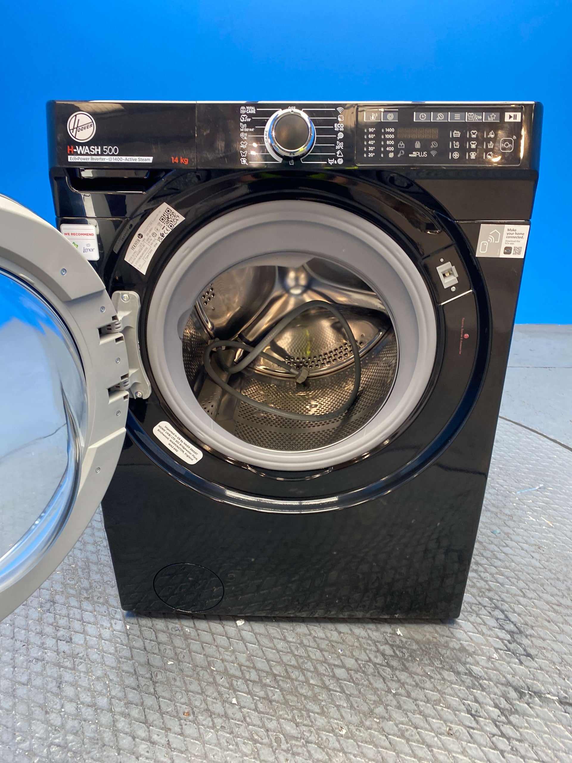 Hoover HW414AMBCB 14kg 1400 Spin Washing Machine