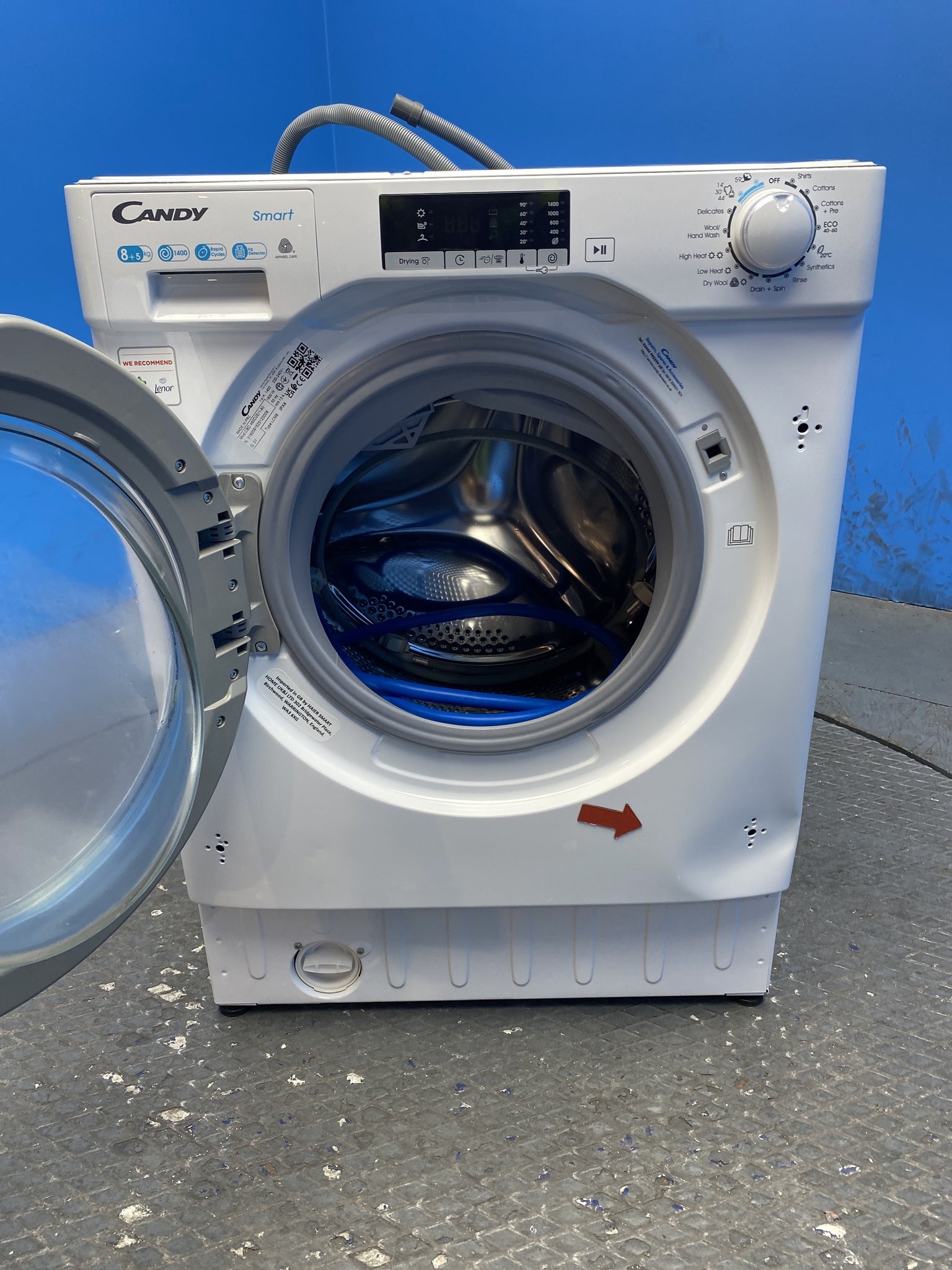 Candy CBD485D2E Built In 8kg / 5kg 1400 Spin Washer Dryer