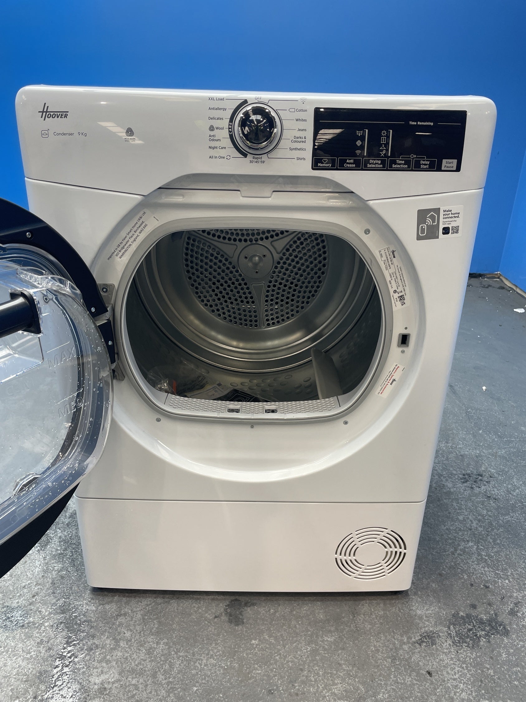 #GRC-159-504 - Hoover H-DRY 350 HREC9TBE-80 9kg Condenser Tumble Dryer