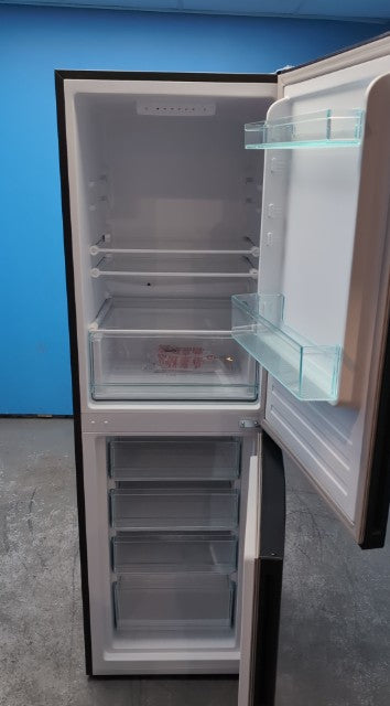 #GRC-162-809 - Candy 54.5cm Fridge Freezer – 252L, Black, Low Frost