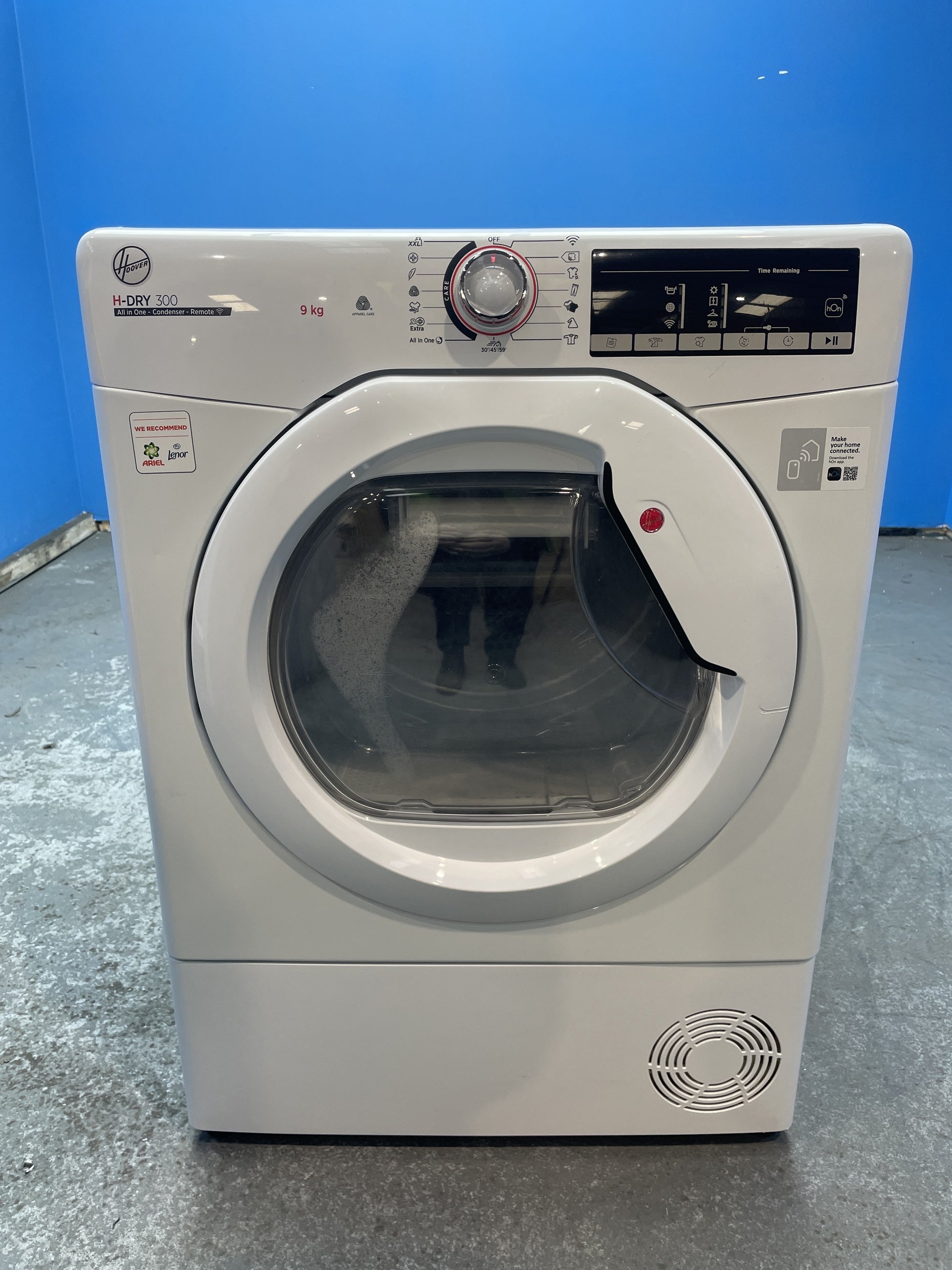 #GRC-154-805 - Hoover HLEC9TE 9kg Condenser Tumble Dryer