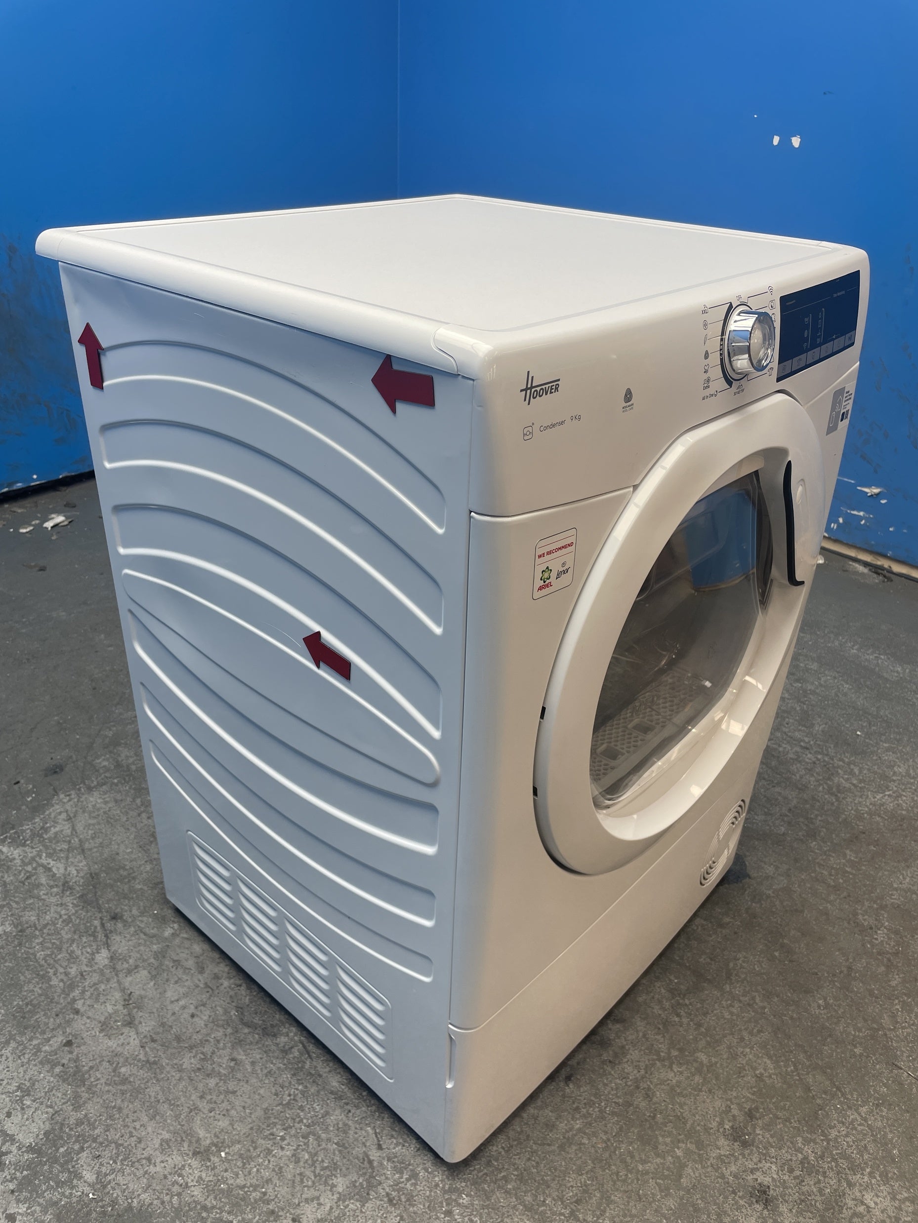 #GRC-159-179 - Hoover HLEC9TE 9kg Condenser Tumble Dryer