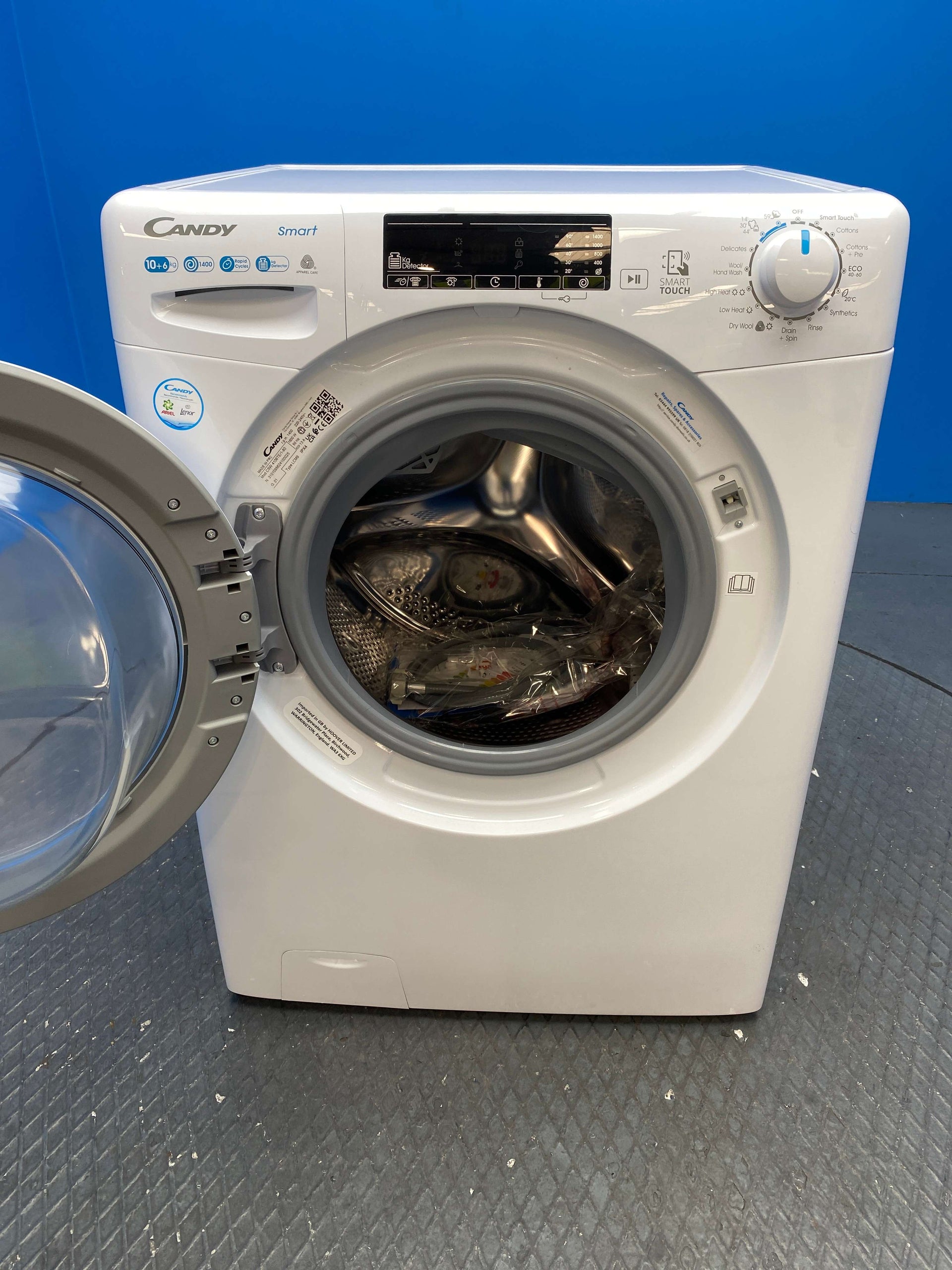 Candy CSW4106TE 10kg / 6kg 1400 Spin Smart Washer Dryer