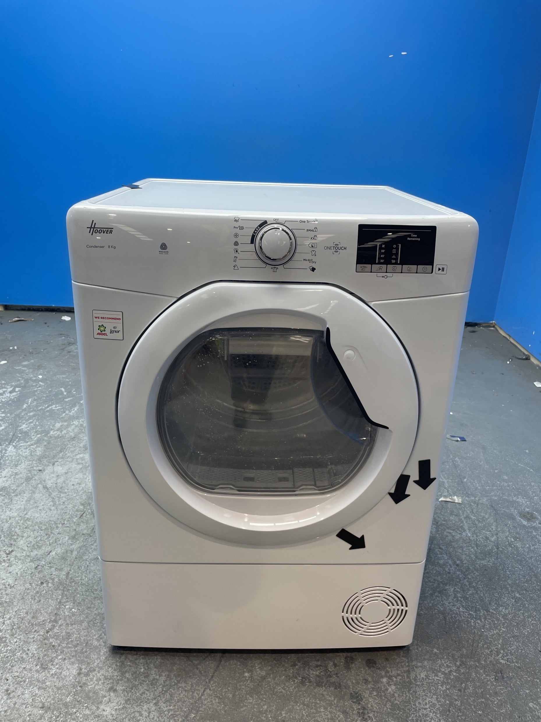 #GRC-159-010 - Hoover HLEC8DE 8kg Condenser Tumble Dryer