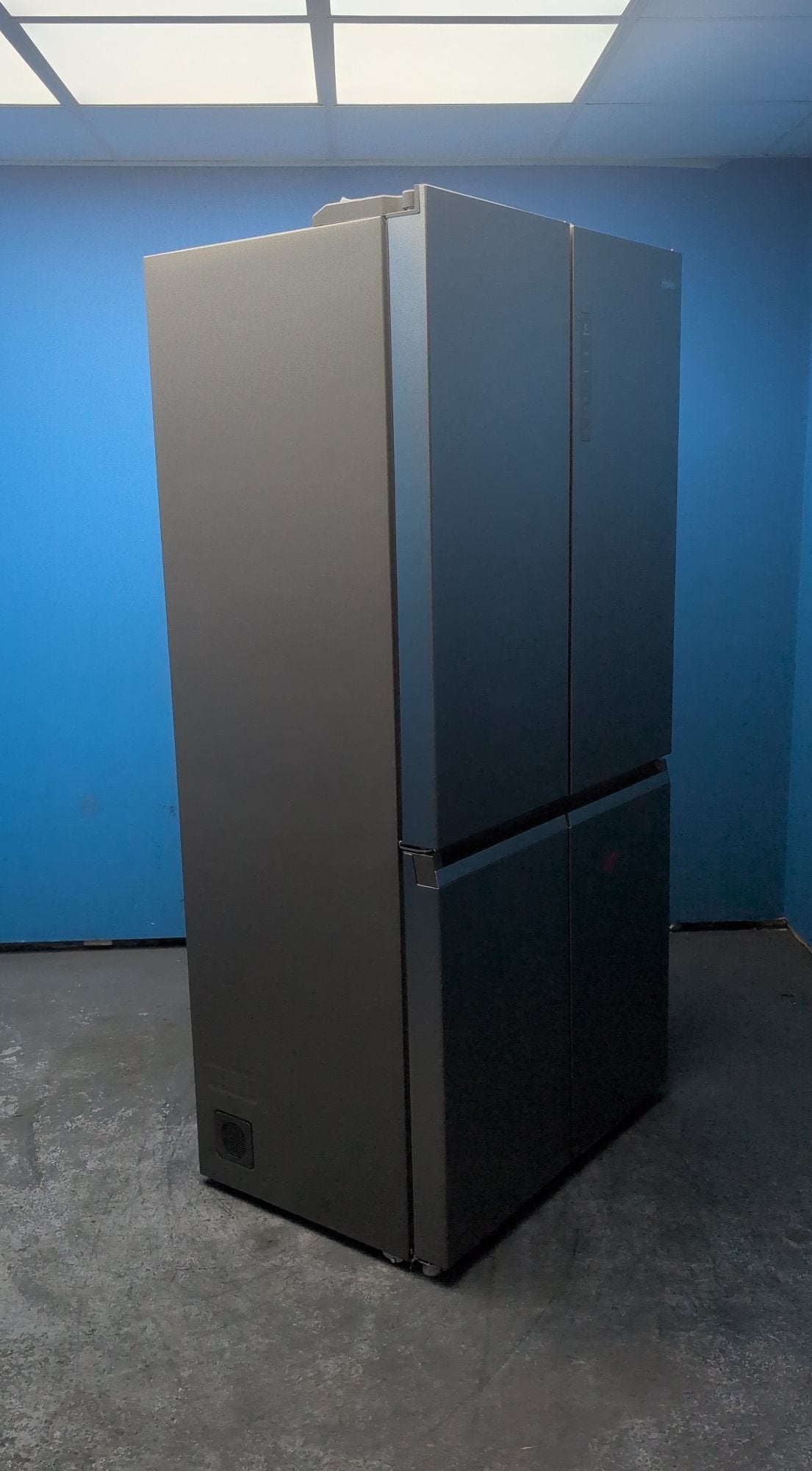 #GRC-163-435 - Haier American Style Fridge Freezer – 528L, Platinum Inox