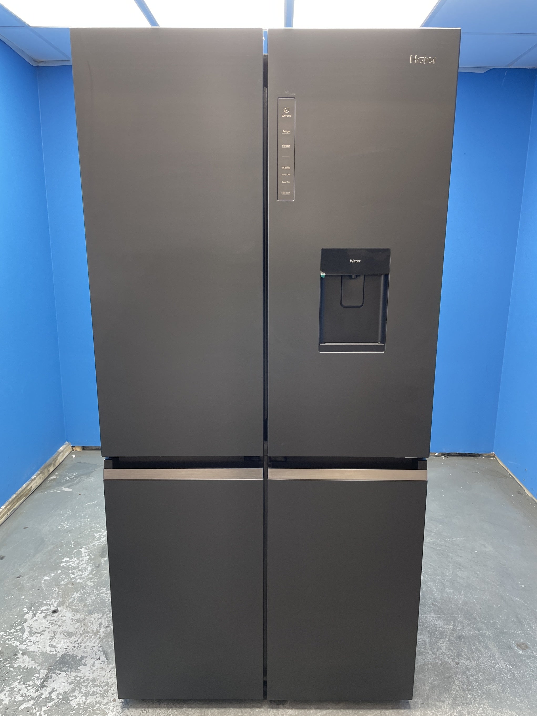 #GRC-155-265 - Haier HCR5919EHMB 528 Litre American Style Fridge Freezer