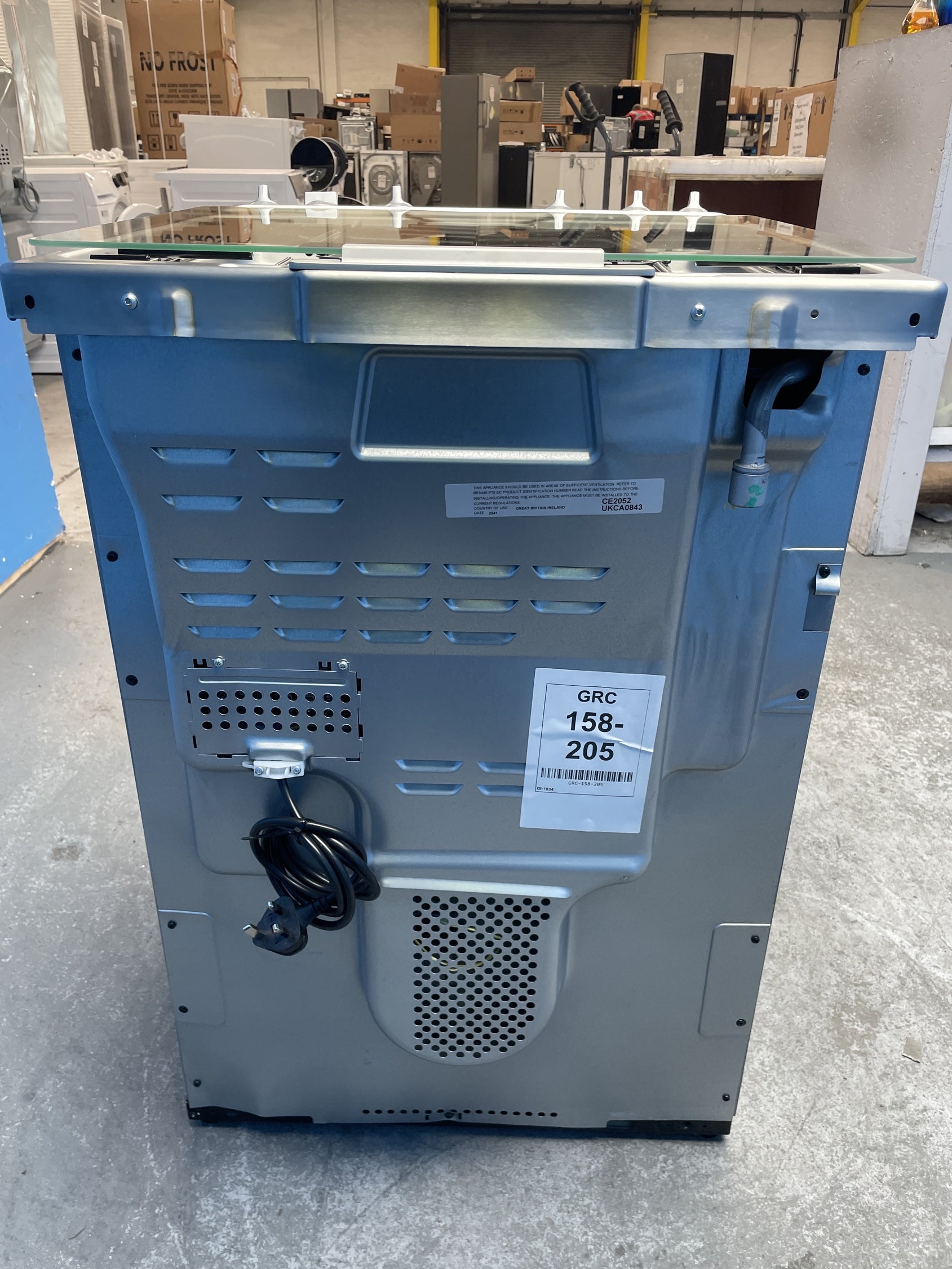 #GRC-158-205 - AEG CGX6130ACM 60cm Double Oven Gas Cooker with 4 Burner Hob