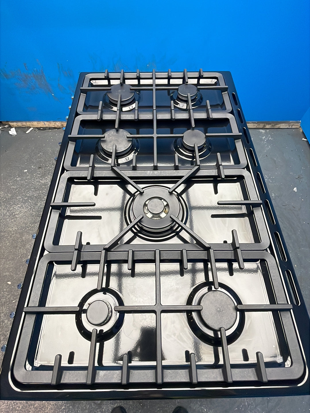 #GRC-164-342 - Belling Farmhouse 100cm Dual Fuel Range Cooker – 157L, AirFry, Grey
