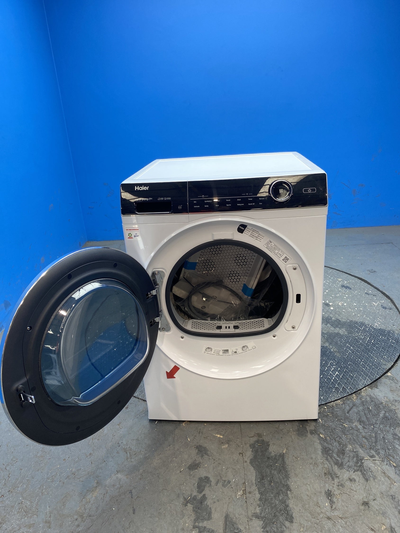 #GRC-155-769 - Haier HD90-A3Q979U1 I-Pro Series 7 Plus 9kg Heat Pump Dryer