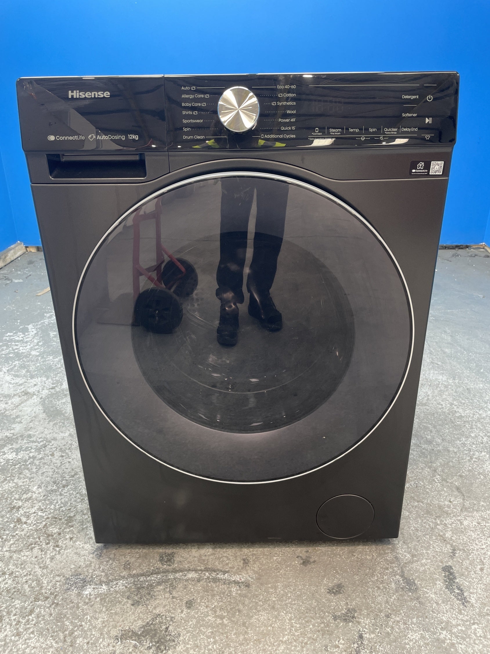 #GRC-145-192 - Hisense WF5I1245BBR 12kg 1400rpm KitchenFit Washing Machine