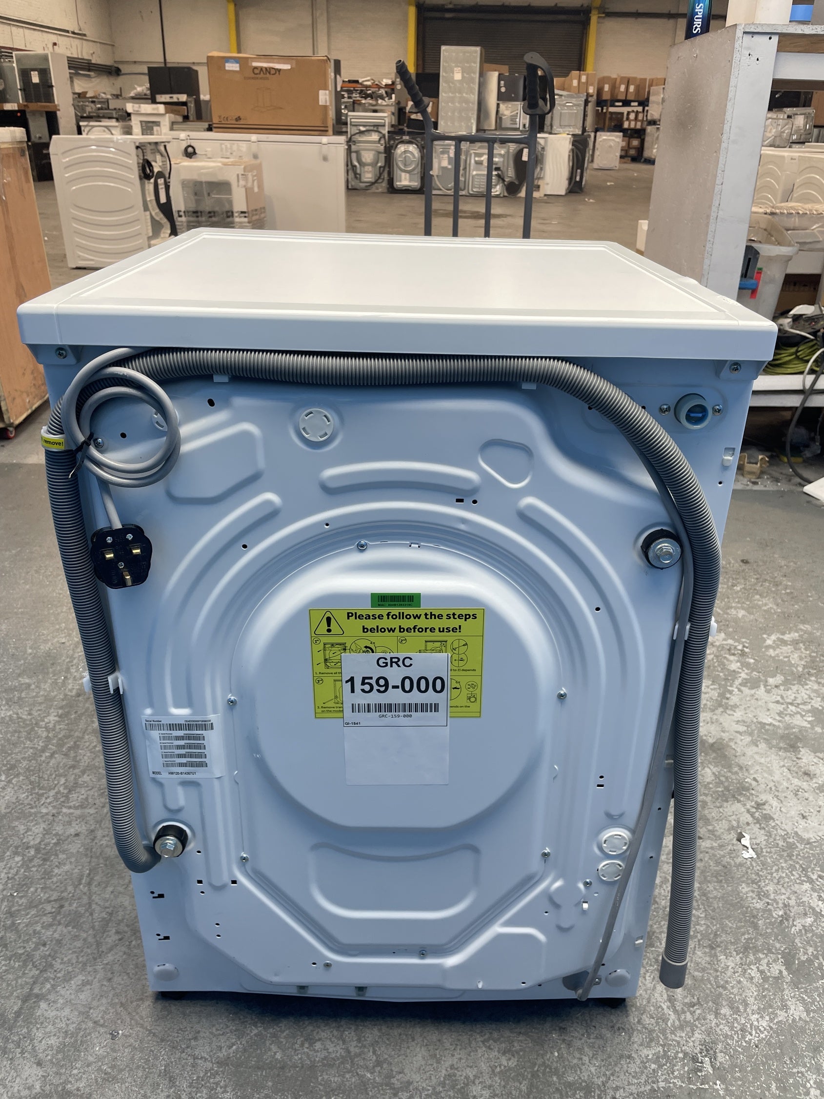 #GRC-159-000 - Haier X Series 7 HW120-B14367U1 12kg 1400rpm Washing Machine