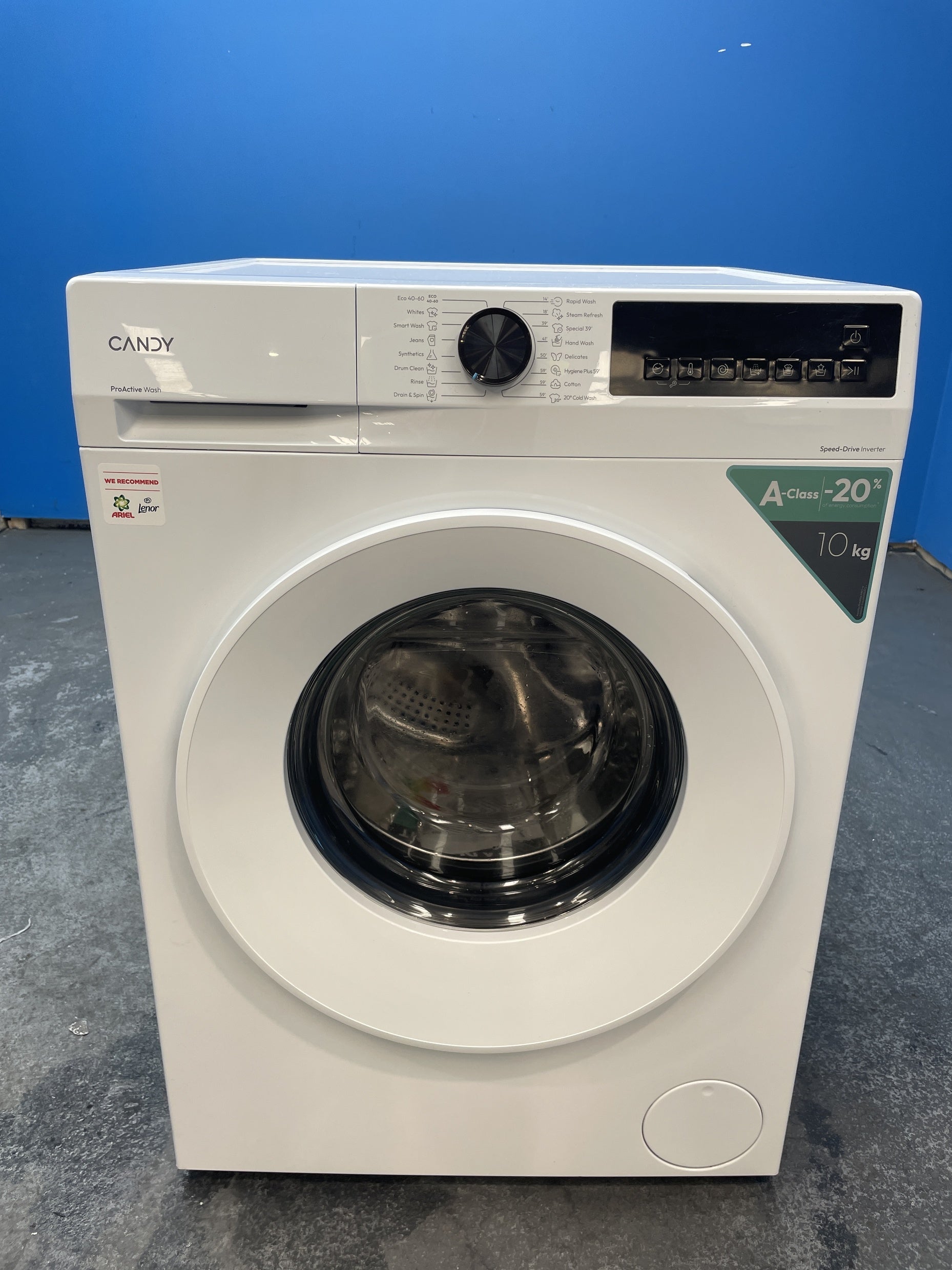 #GRC-163-134 - Candy GD 4108-80 10kg 1400 rpm Quick Wash Washing Machine
